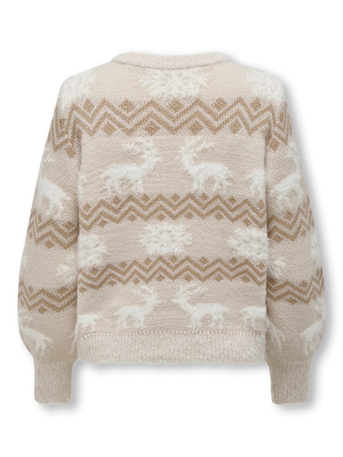 Patterned Knitted Pullover