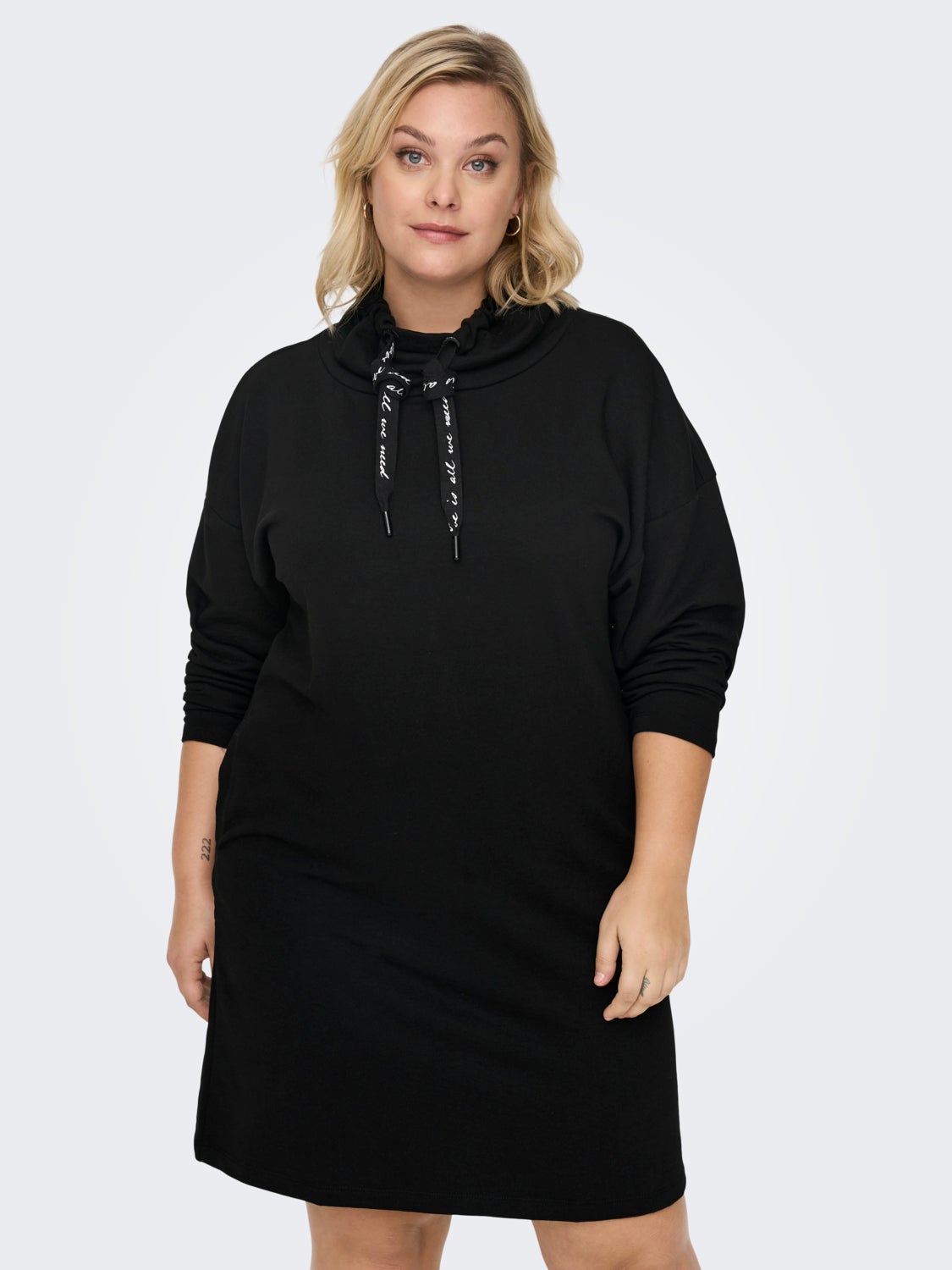 Curvy sweat dress