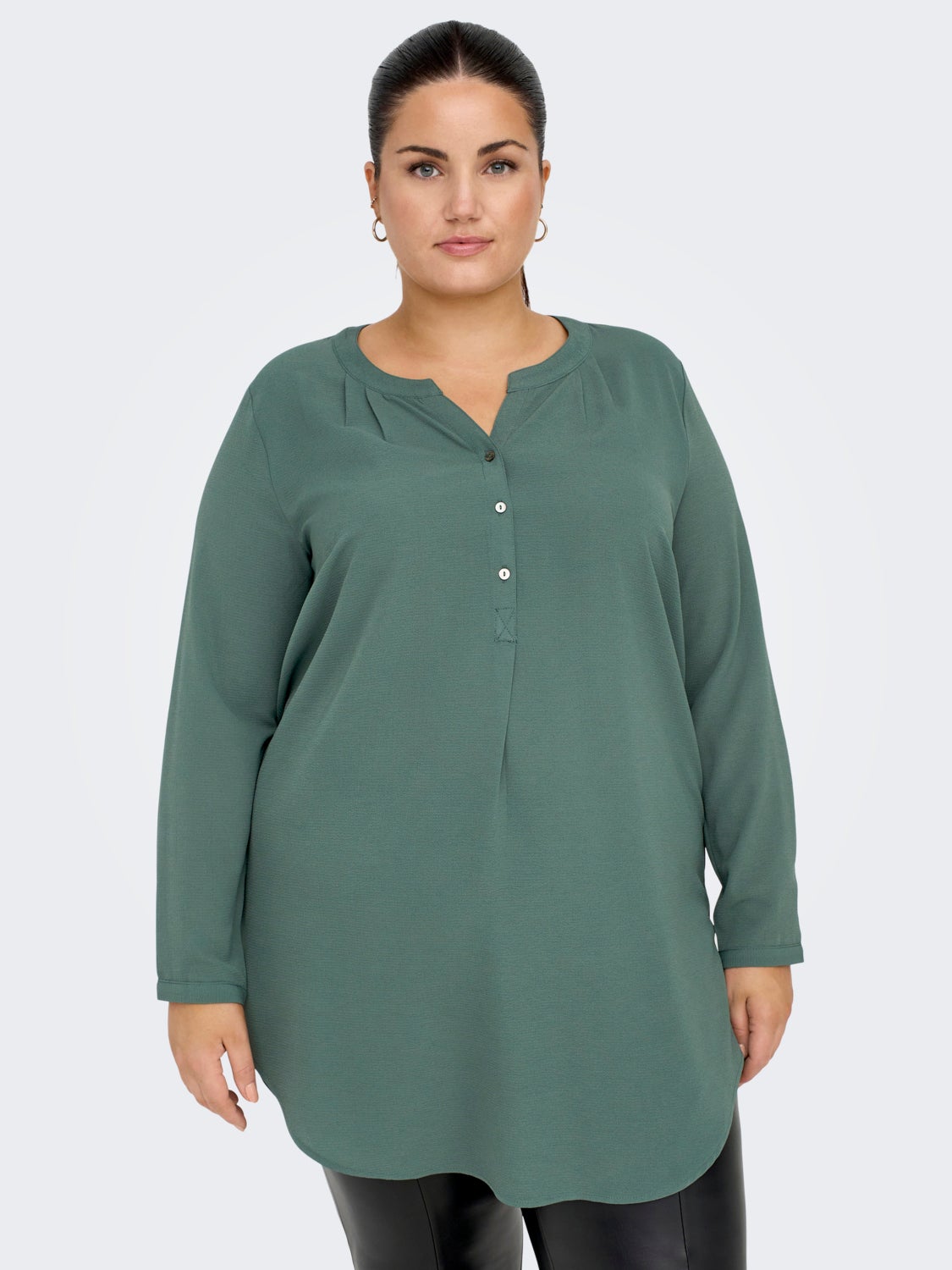Curvy tunic shirt