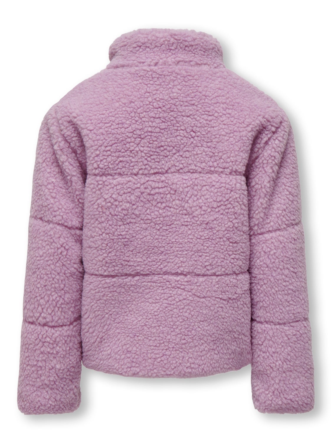 Teddy jacket with high neck