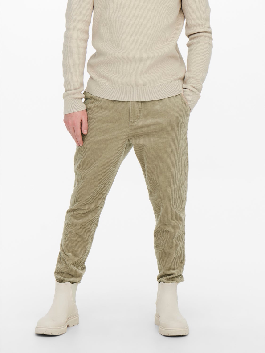 Casual corduroy pants