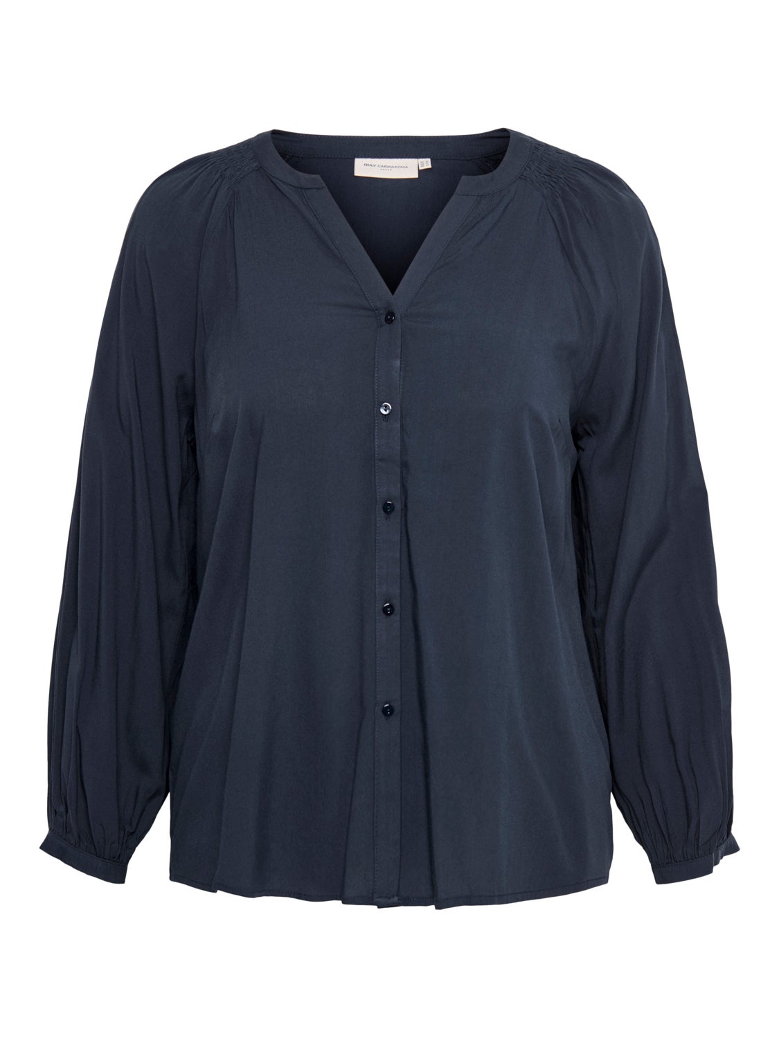 Curvy viscose shirt