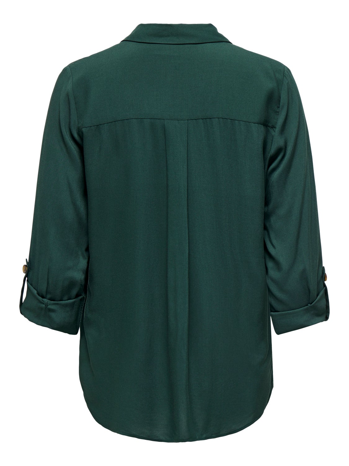 Shirt with rolled rolled up sleeves