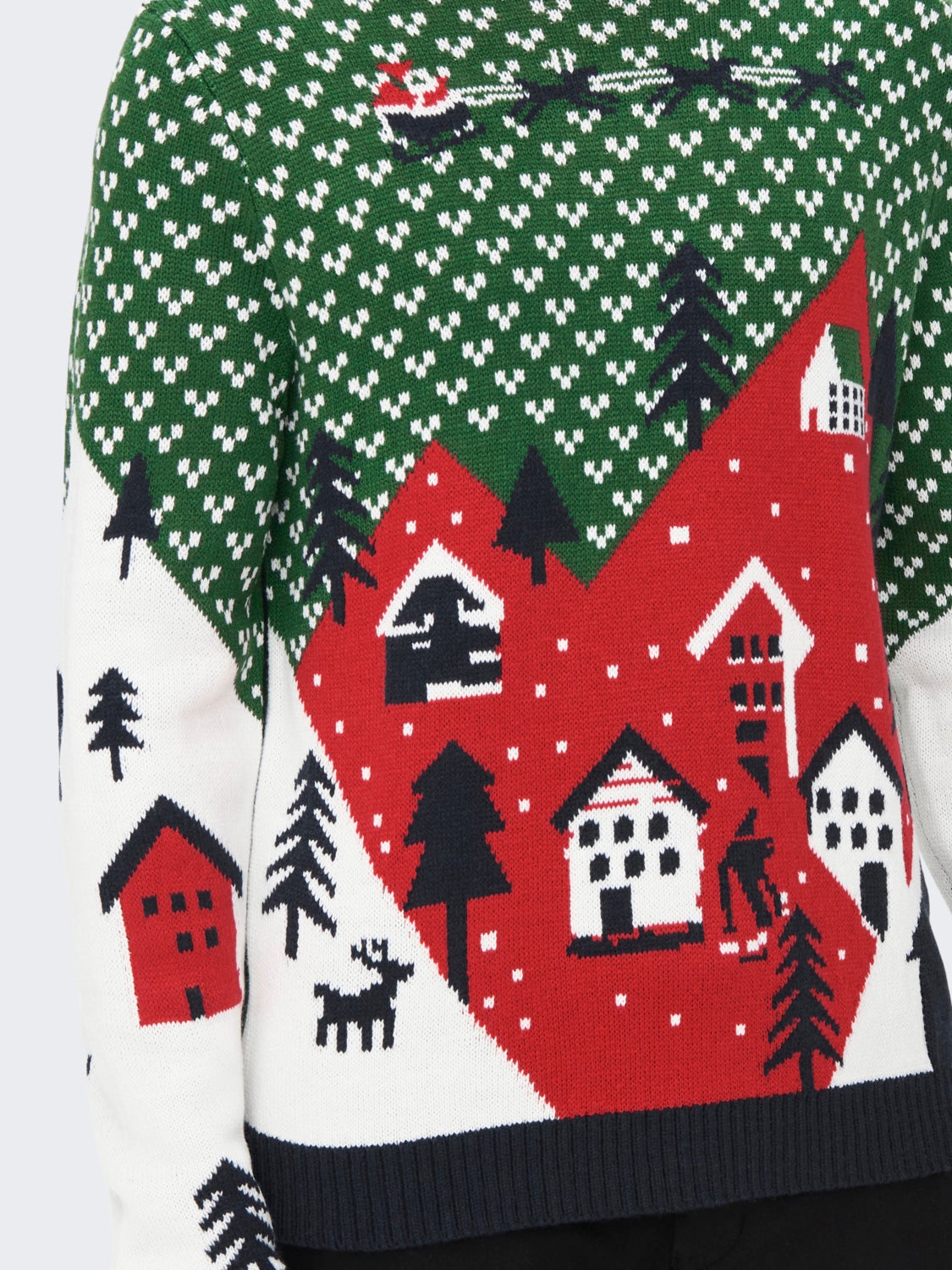 Christmas knitted pullover