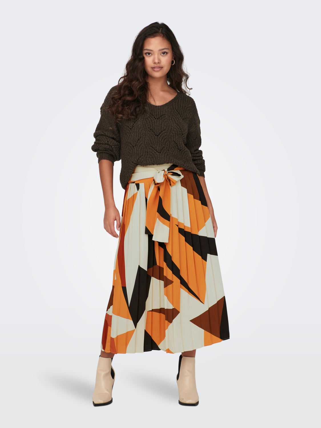 Highwaisted plisse Skirt