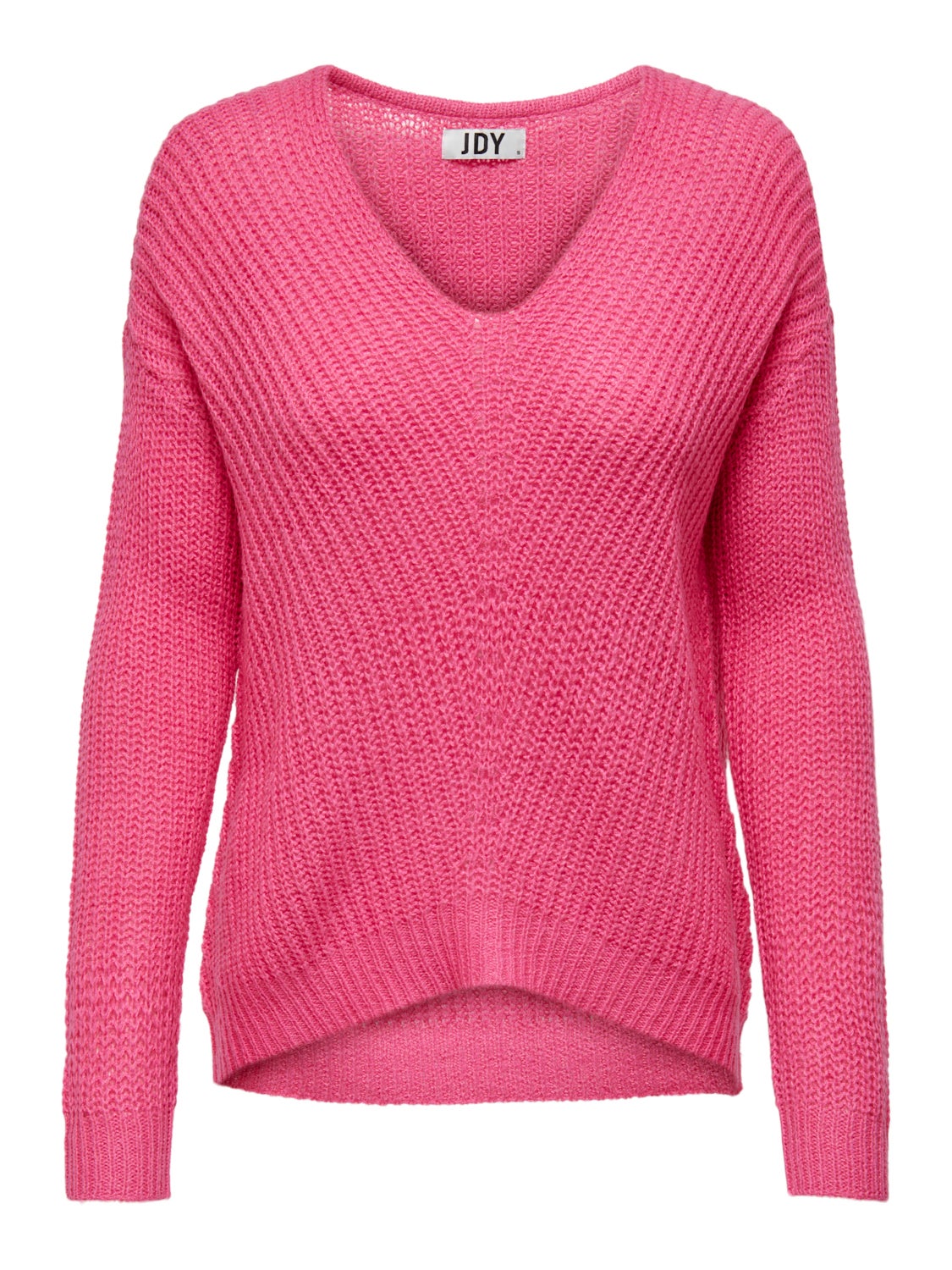 V-neck knitted pullover