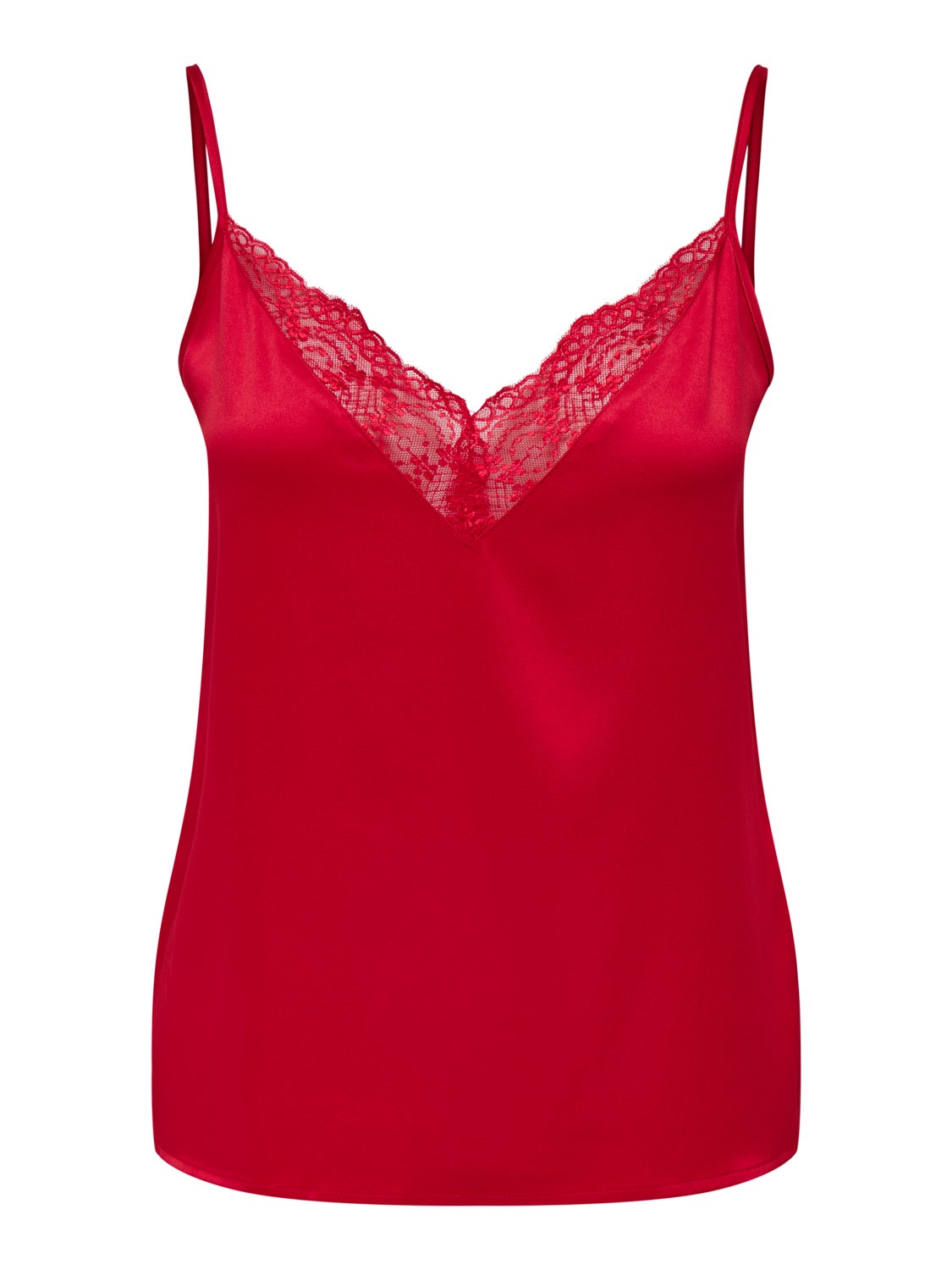 Singlet Top With Lace Details