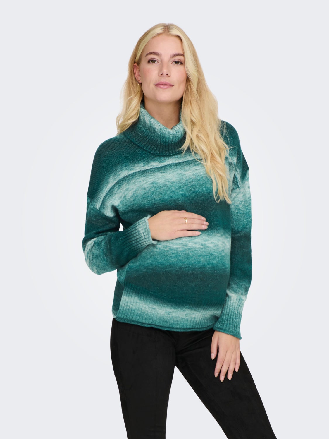 Mama rollneck Knitted Pullover