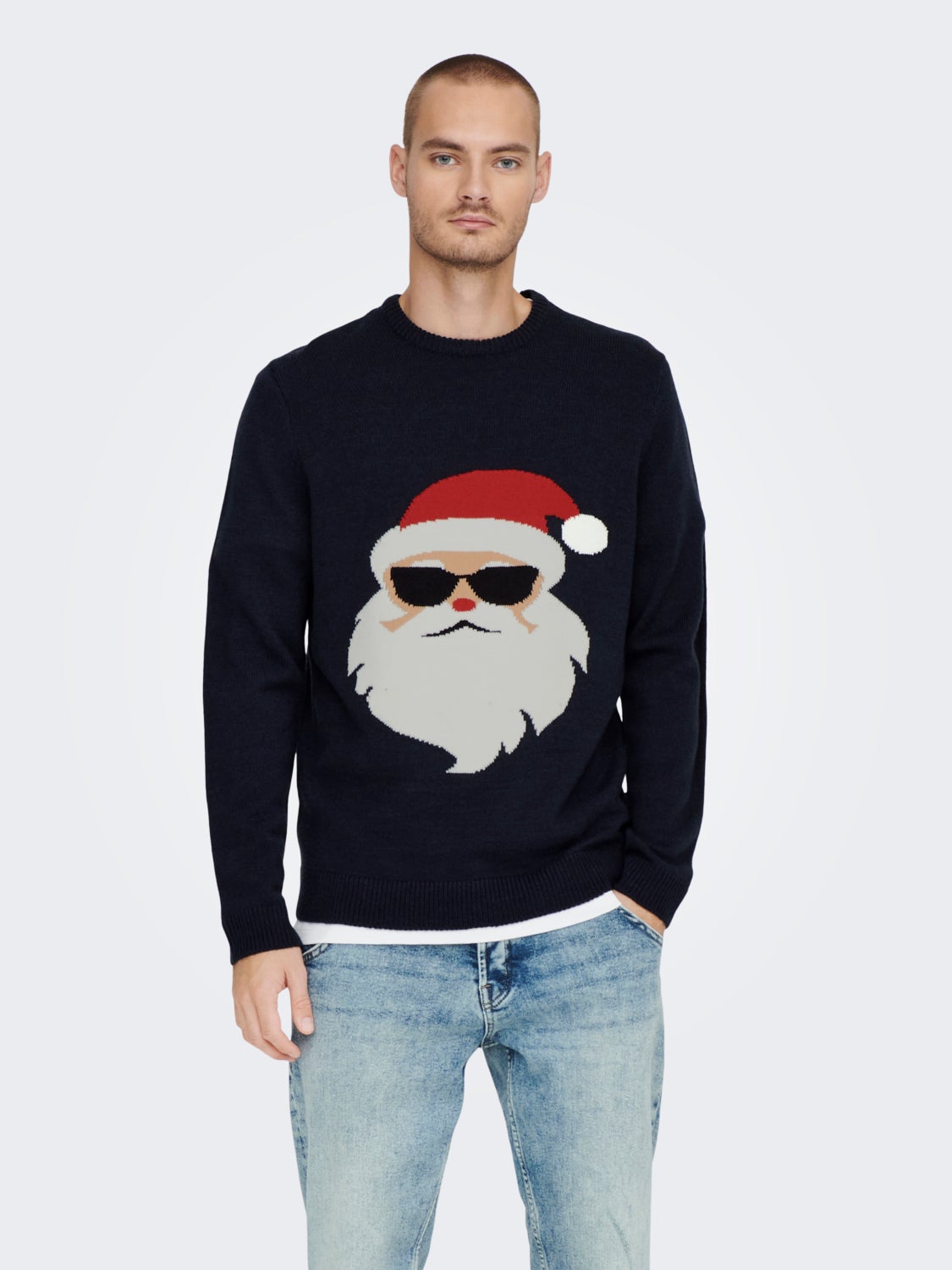 Christmas knitted pullover