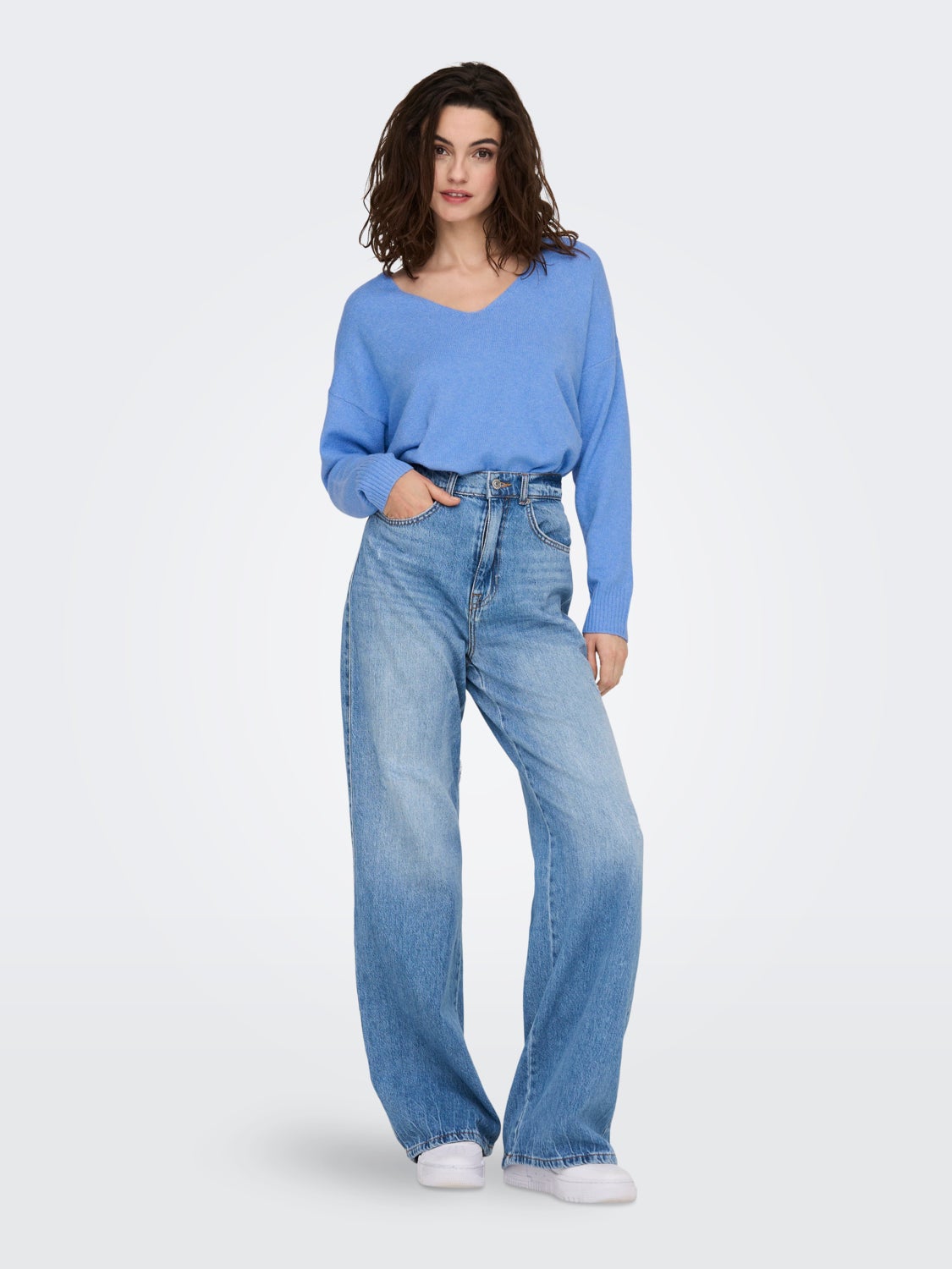 V-neck Knitted Pullover