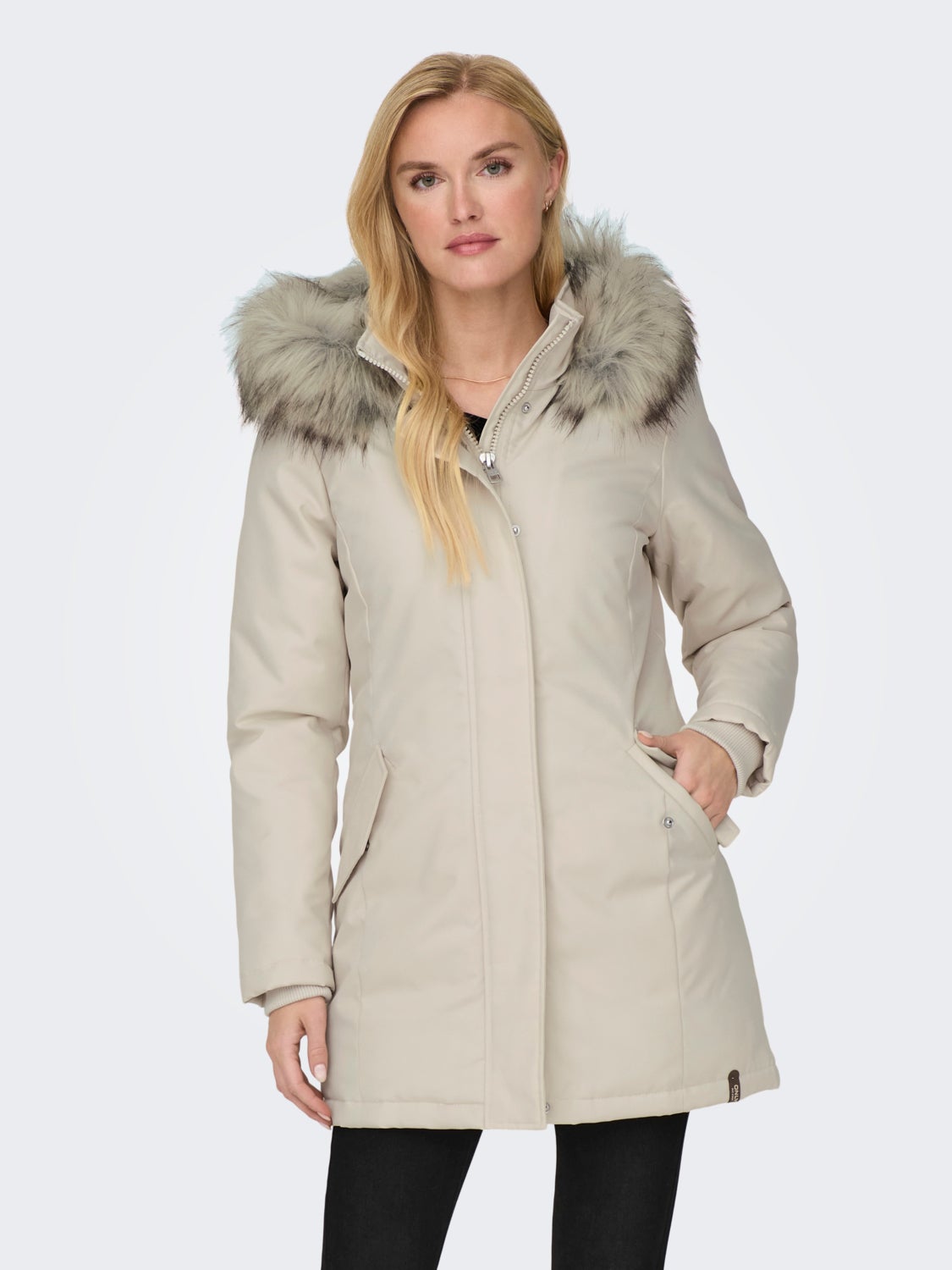Solid color Parka