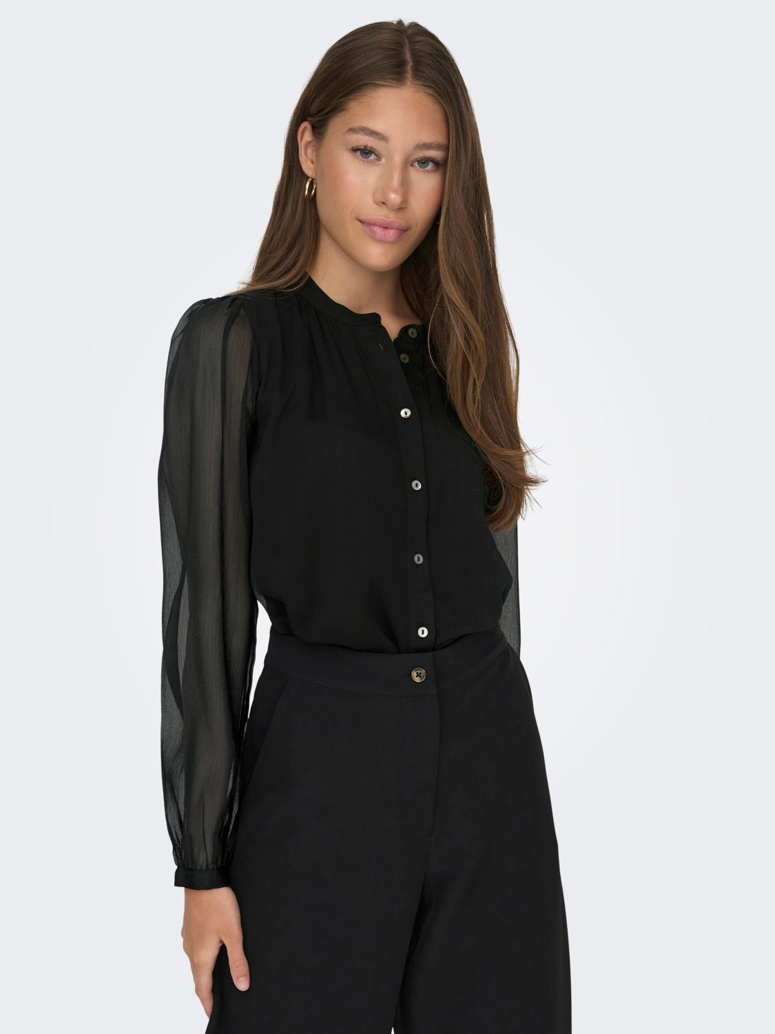 Shirt with china collar