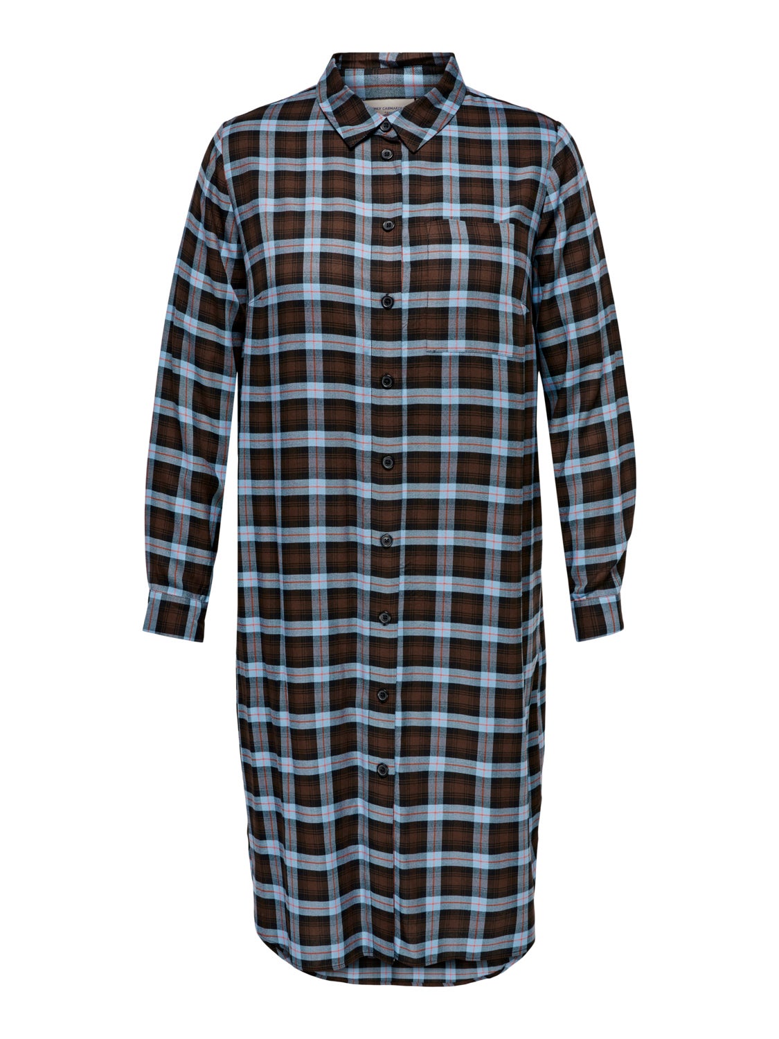 Curvy Check Shirt dress
