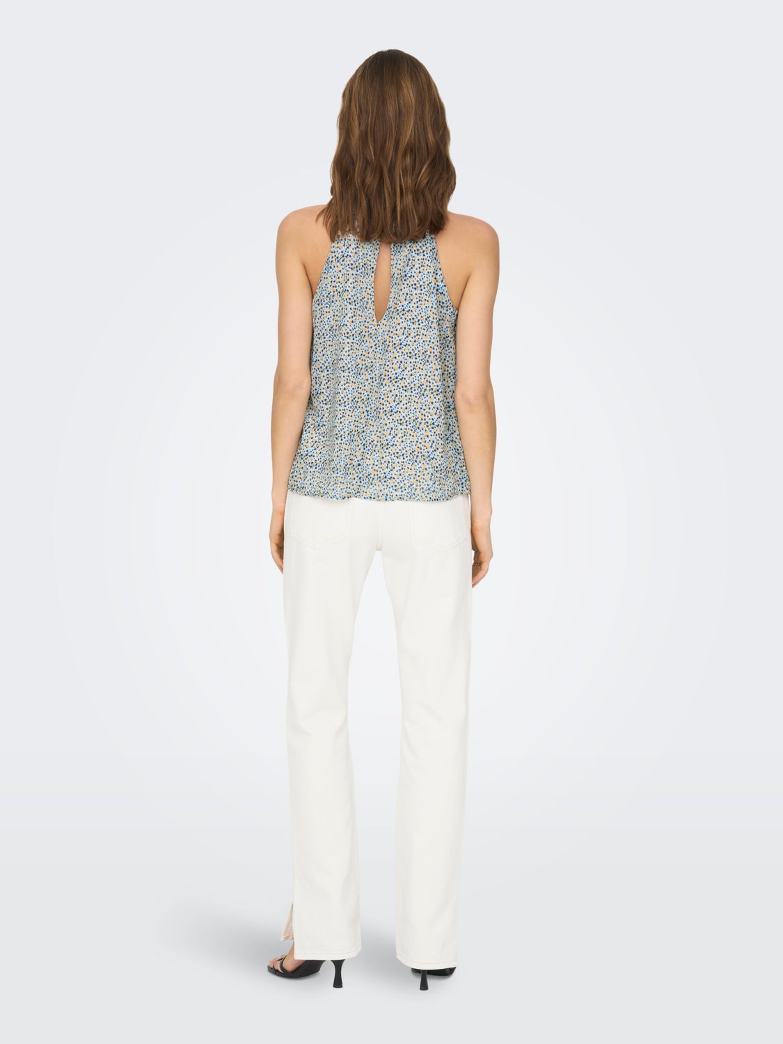 Halterneck Top with cut-out back