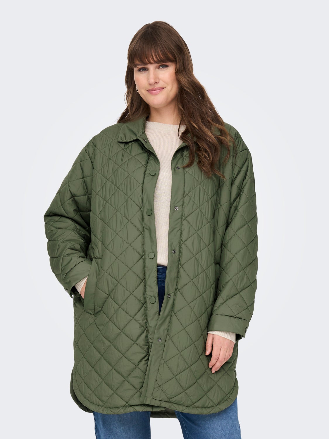 CUrvy Quilted Shacket