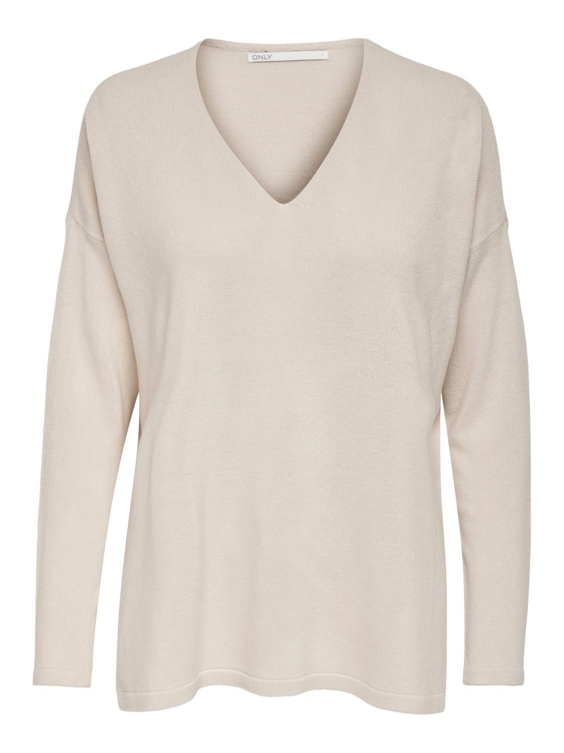 Petite V-neck Knitted Pullover