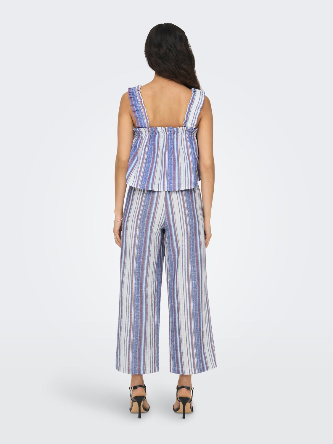 Mid Waist Culotte Pants