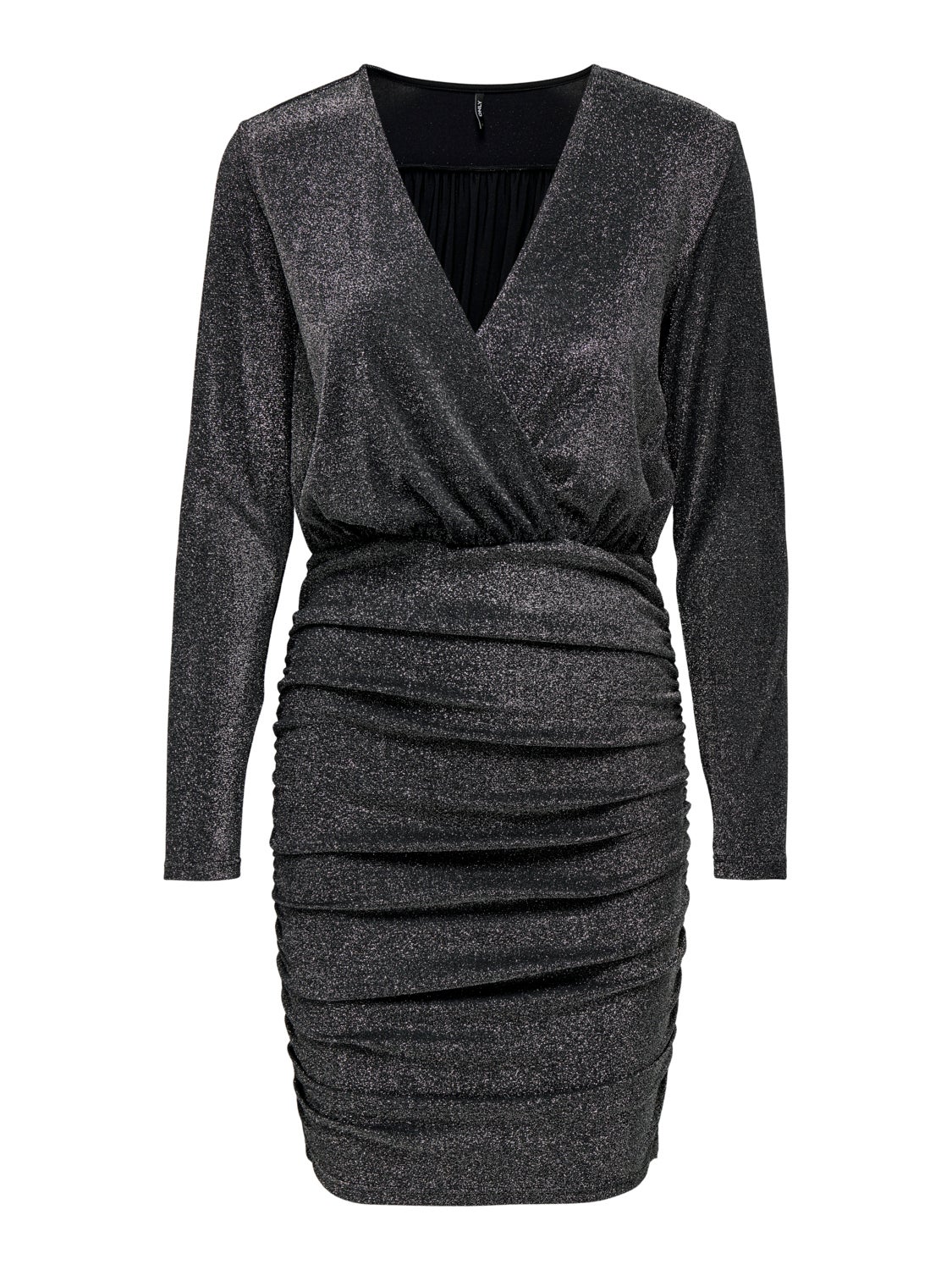 Glitter wrap dress