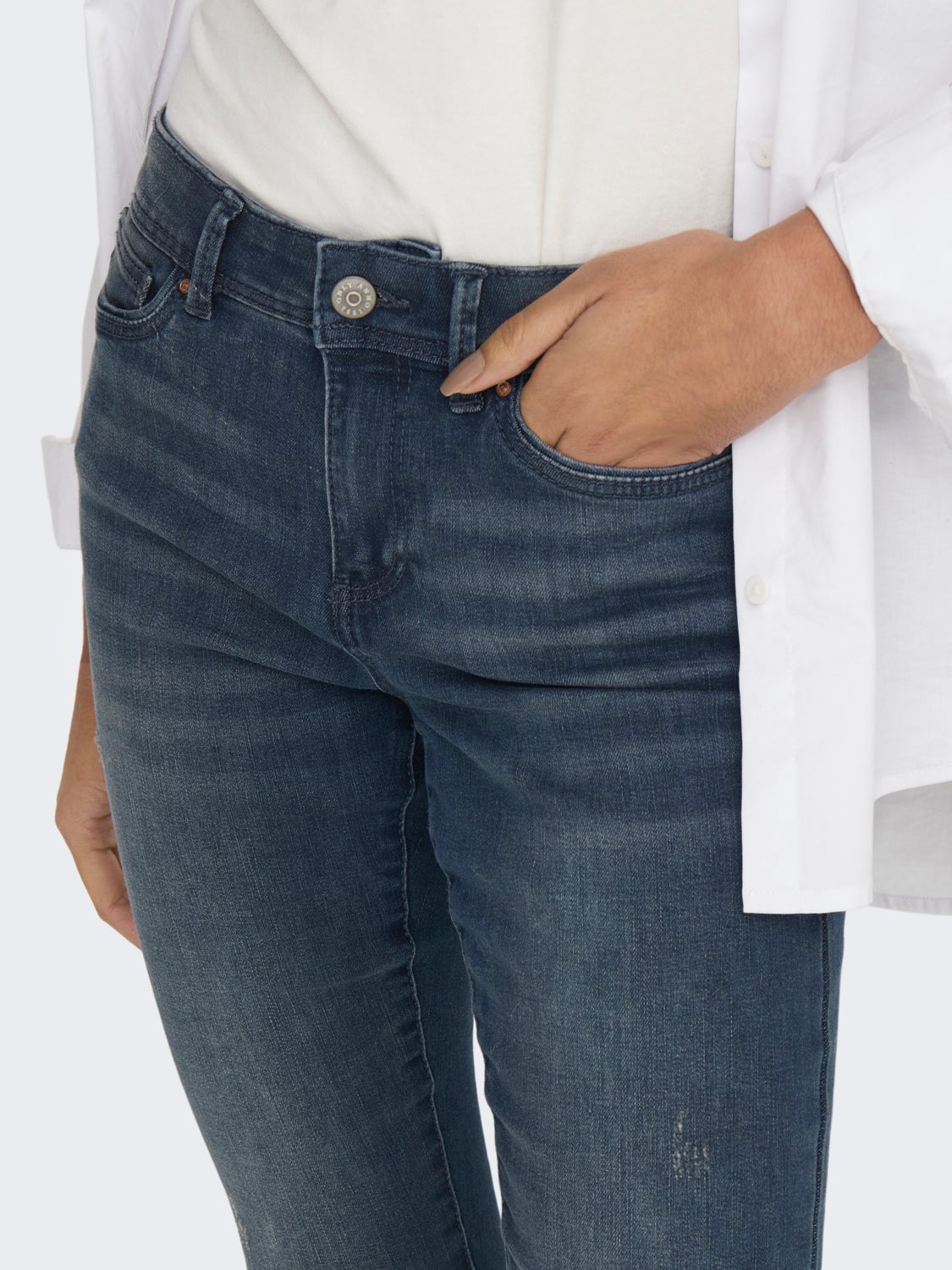 ONLWauw life mid Skinny fit jeans