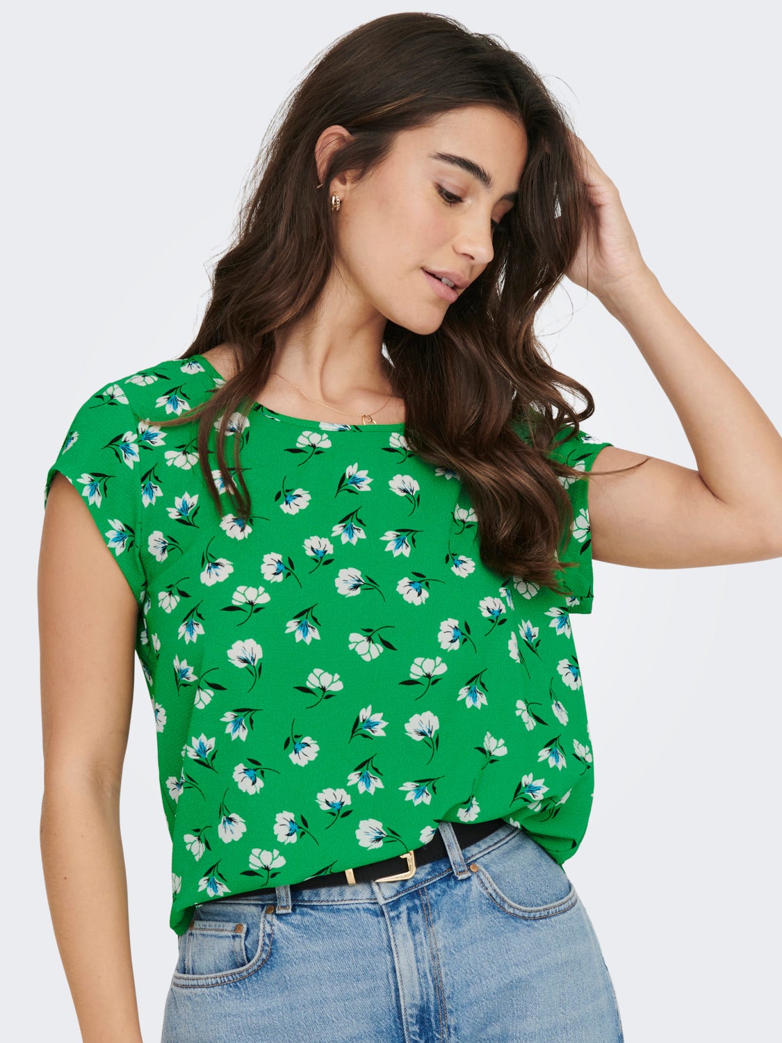Printed Short Sleeved Top