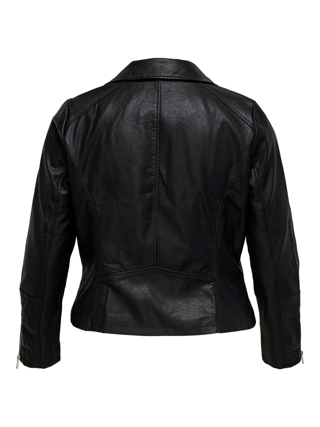 Curvy biker Faux Leather Jacket