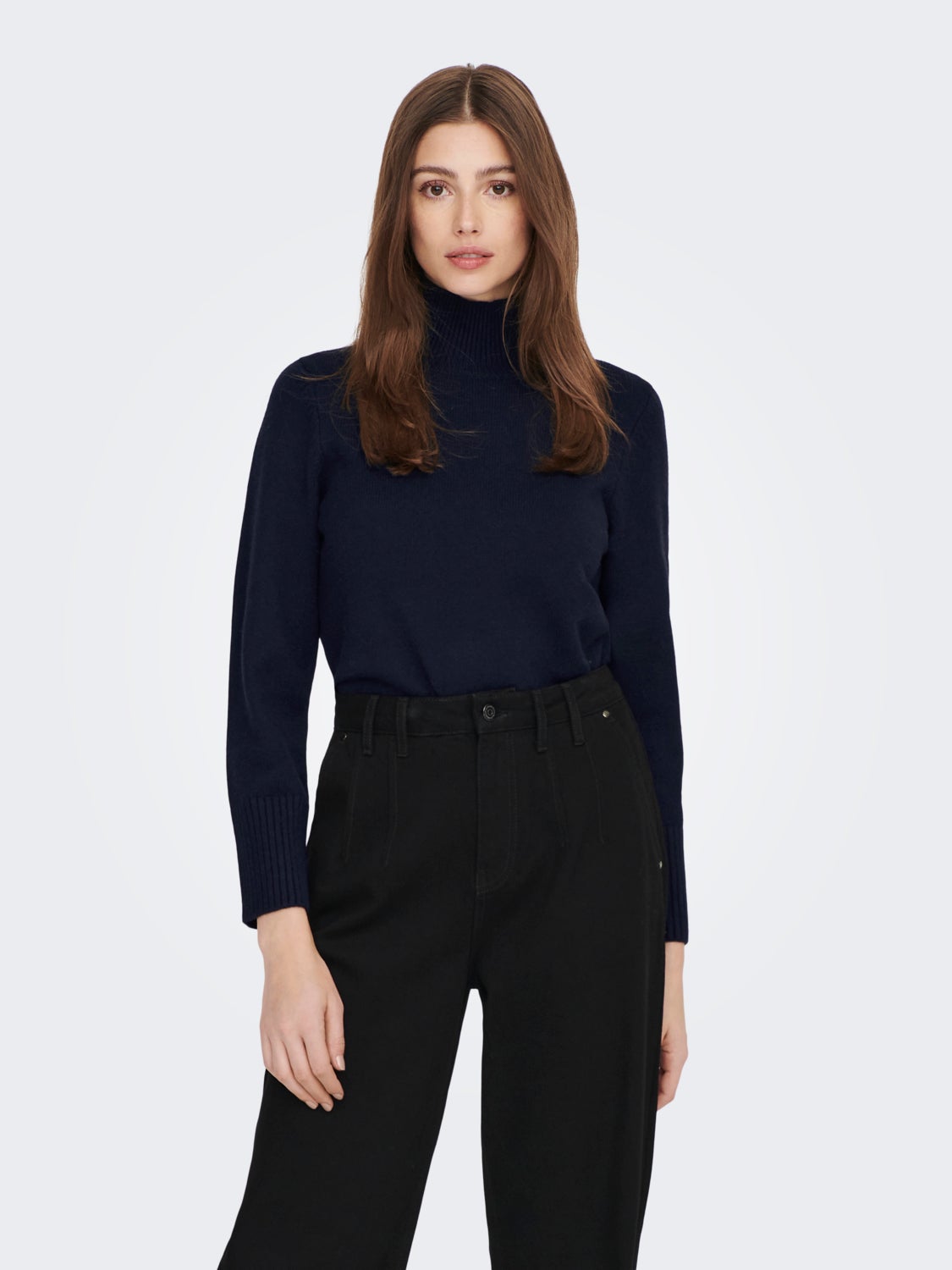 High neck Knitted Pullover