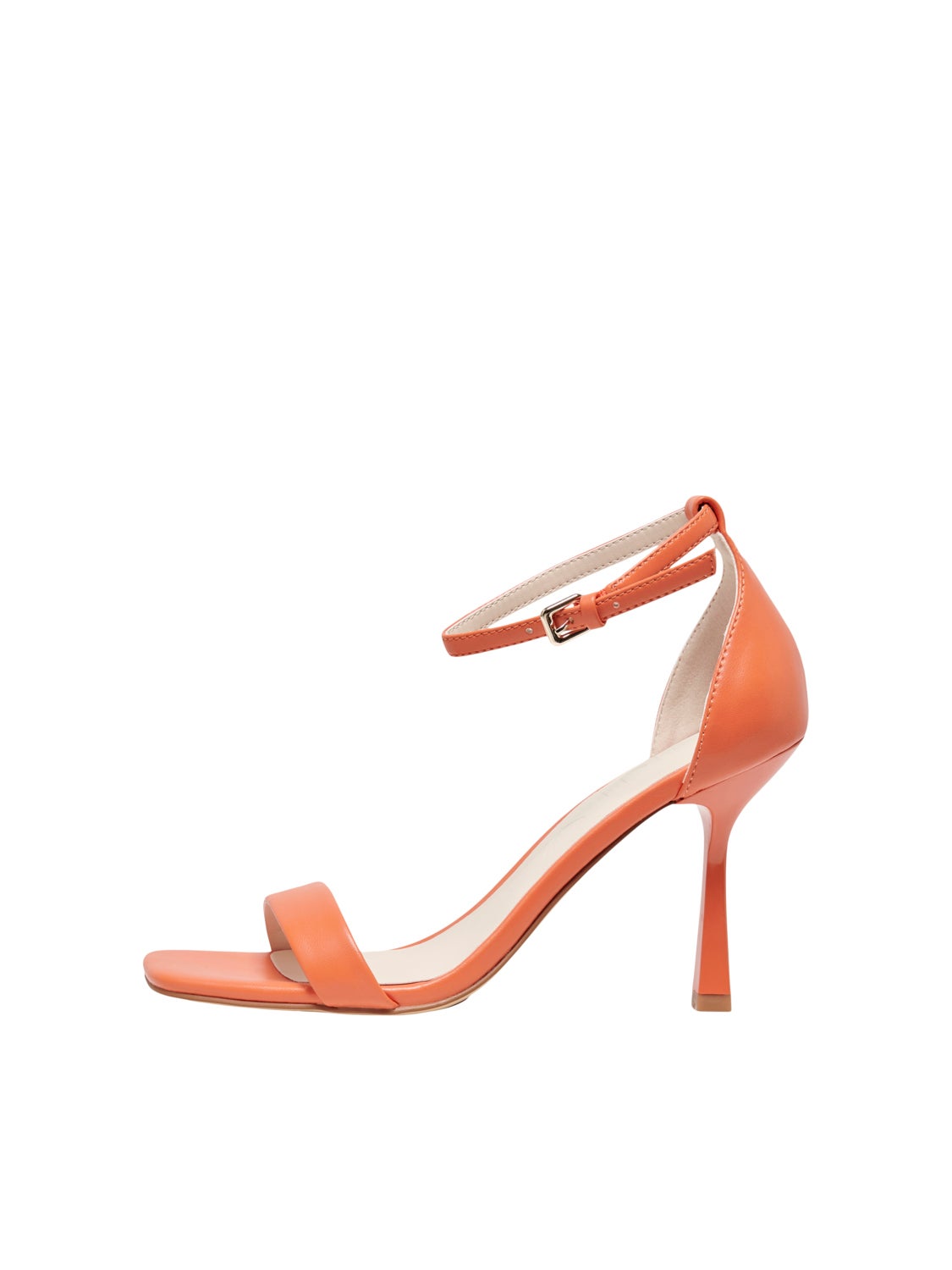 Heeled sandal with ankle strap