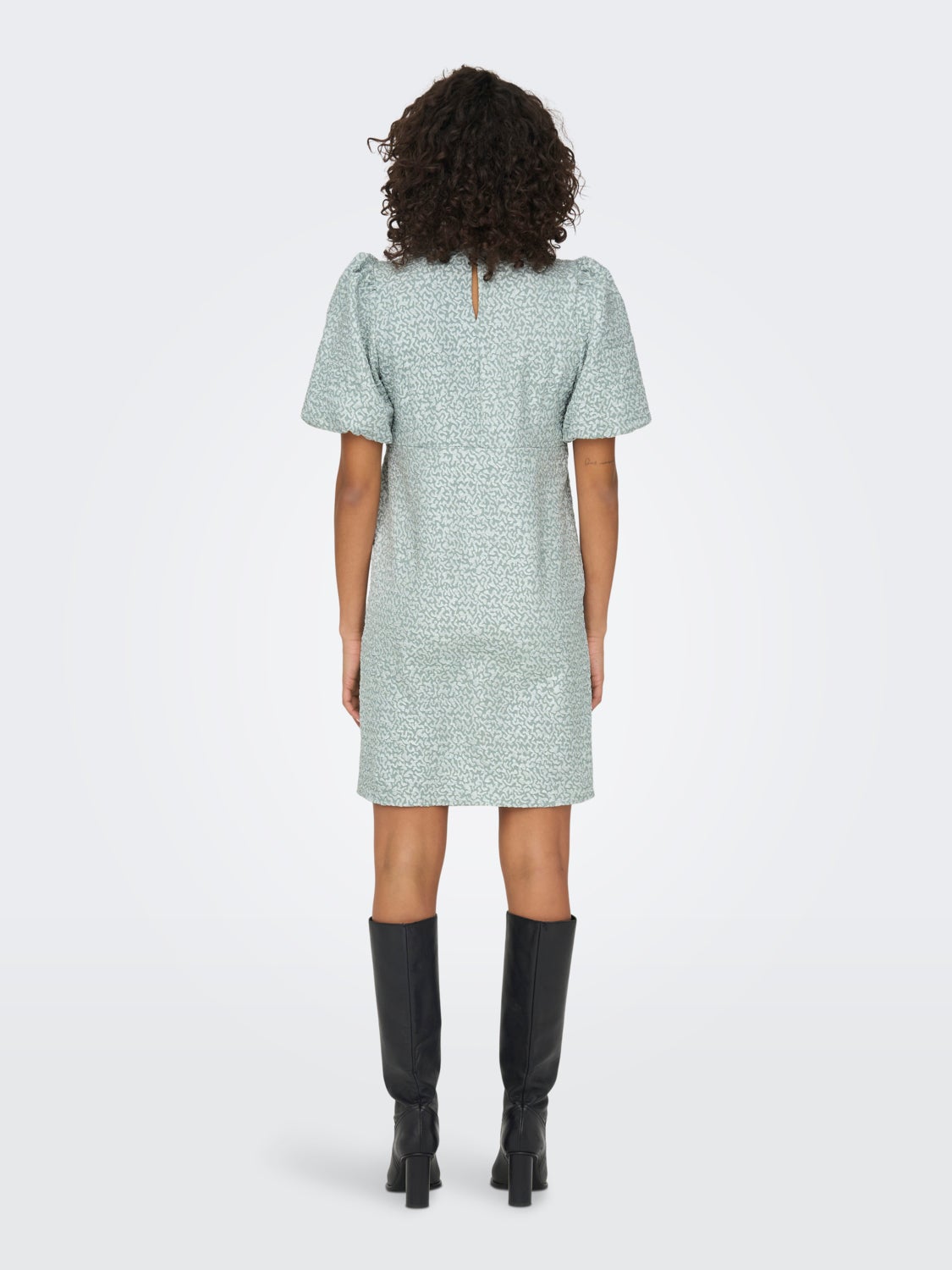Mama puff sleeve dress