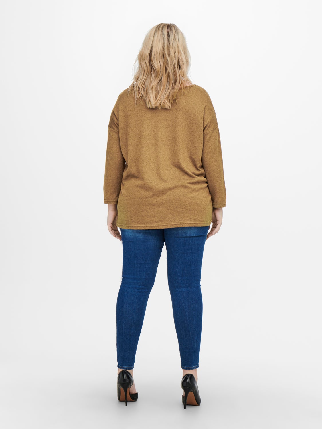 Curvy solid colored Top