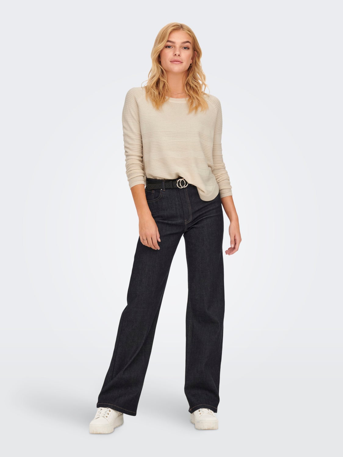 Texture Knitted Pullover