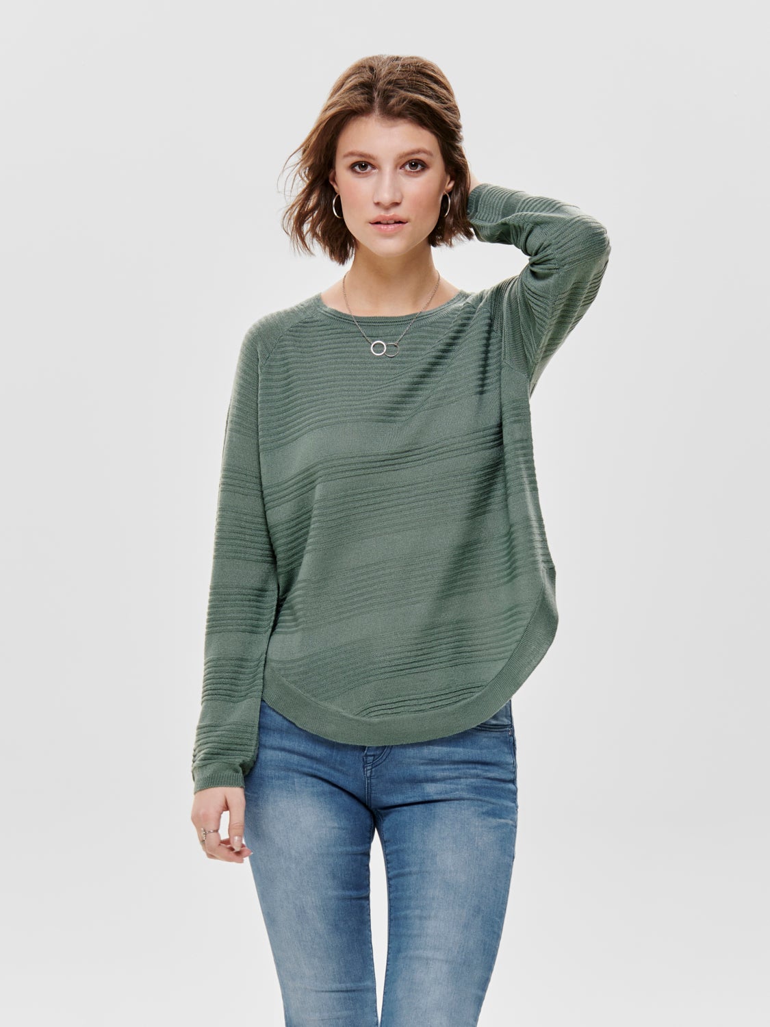 Texture Knitted Pullover