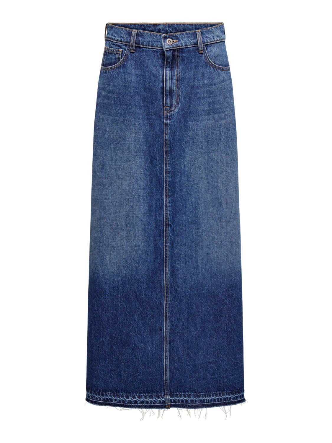 Maxi denim skirt