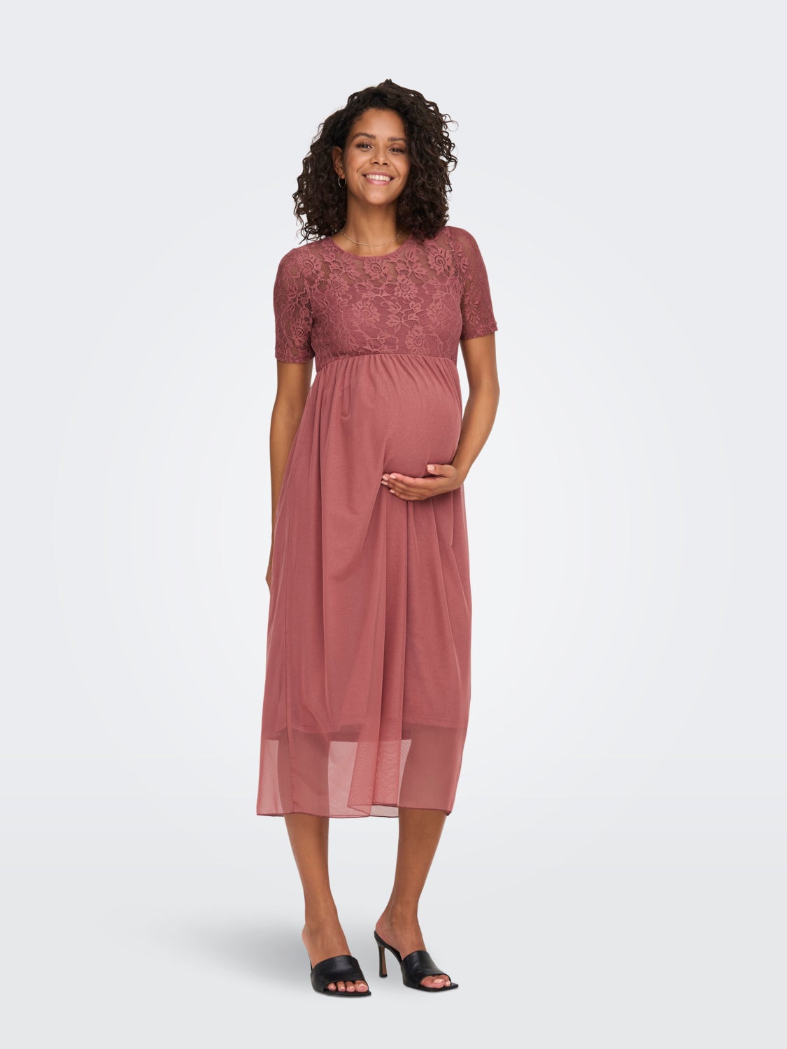 Mama Mesh Midi dress