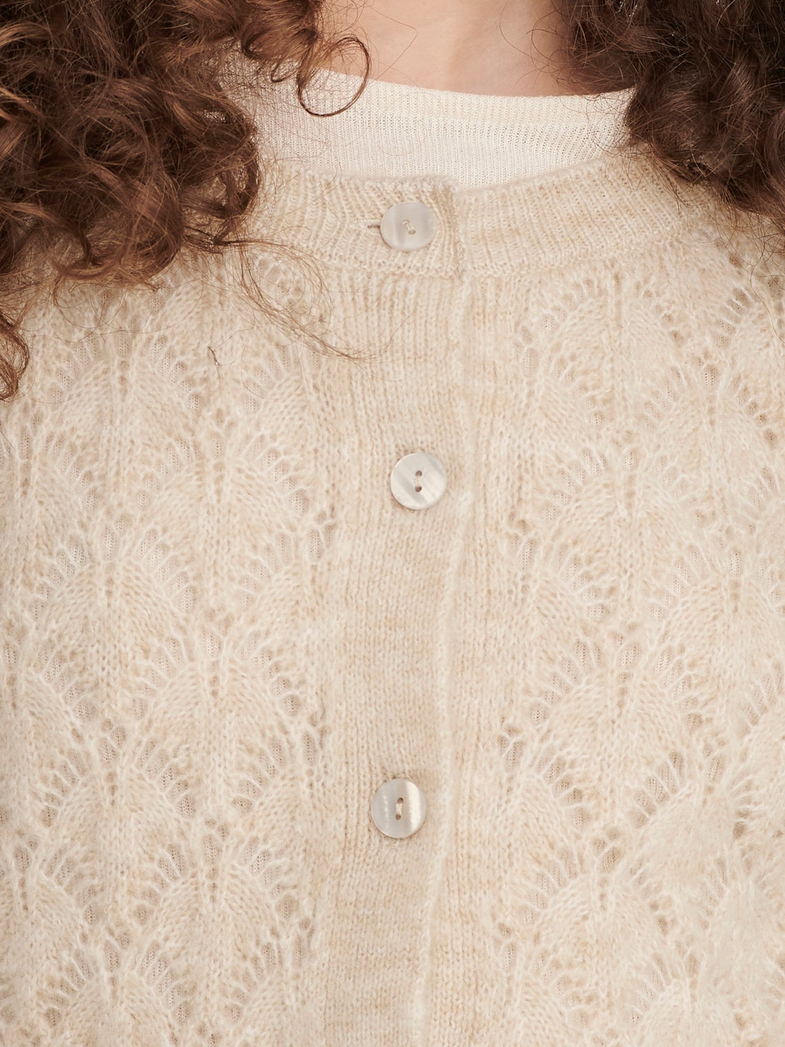 O-Neck Knit Cardigan