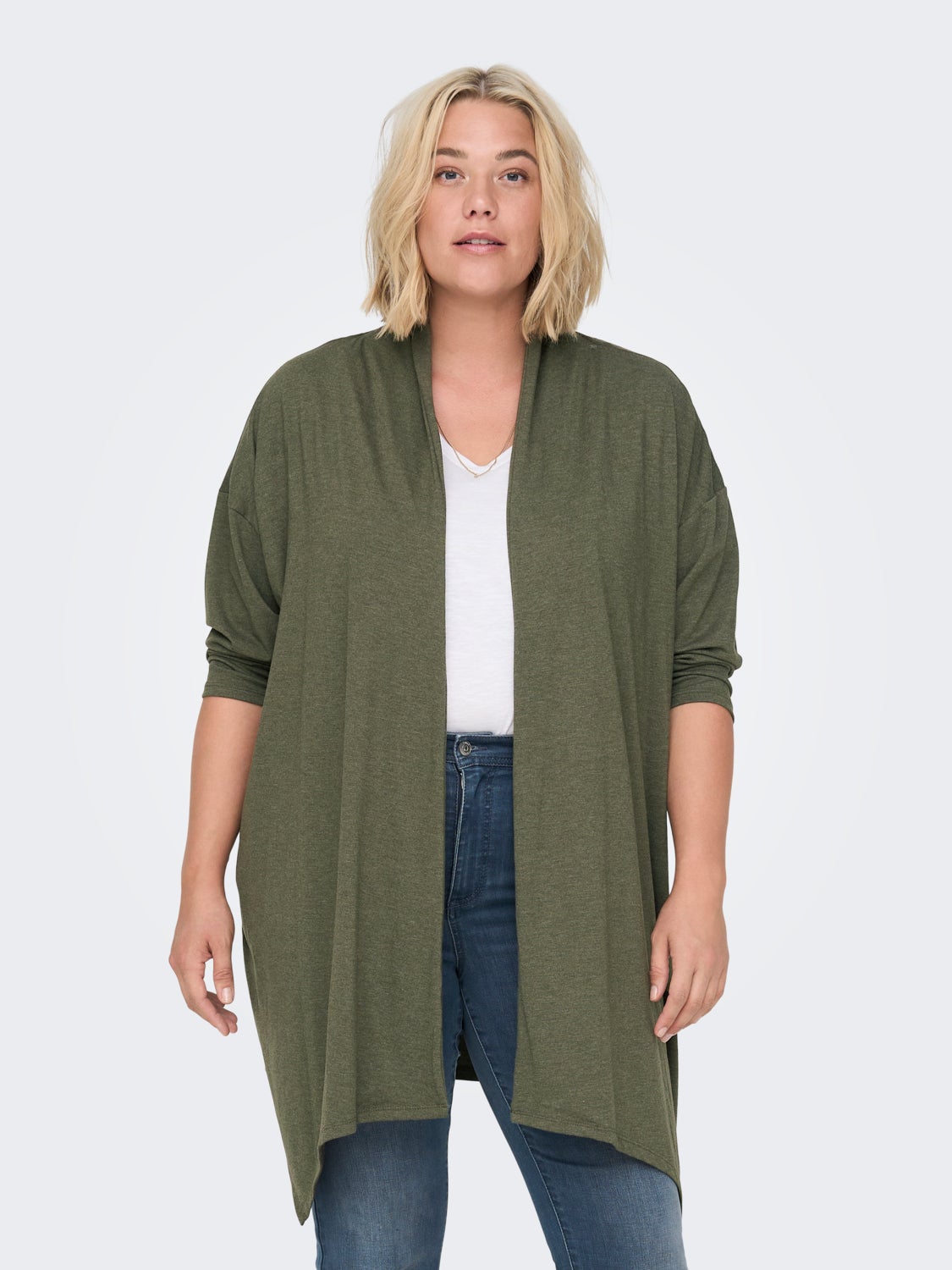 Curvy 3/4 sleeve Cardigan