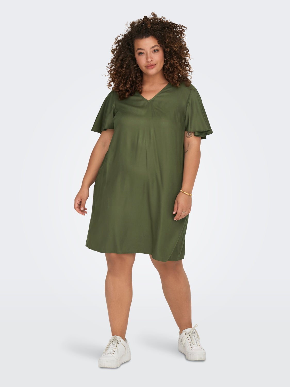 CURVY MINI SHIRTDRESS