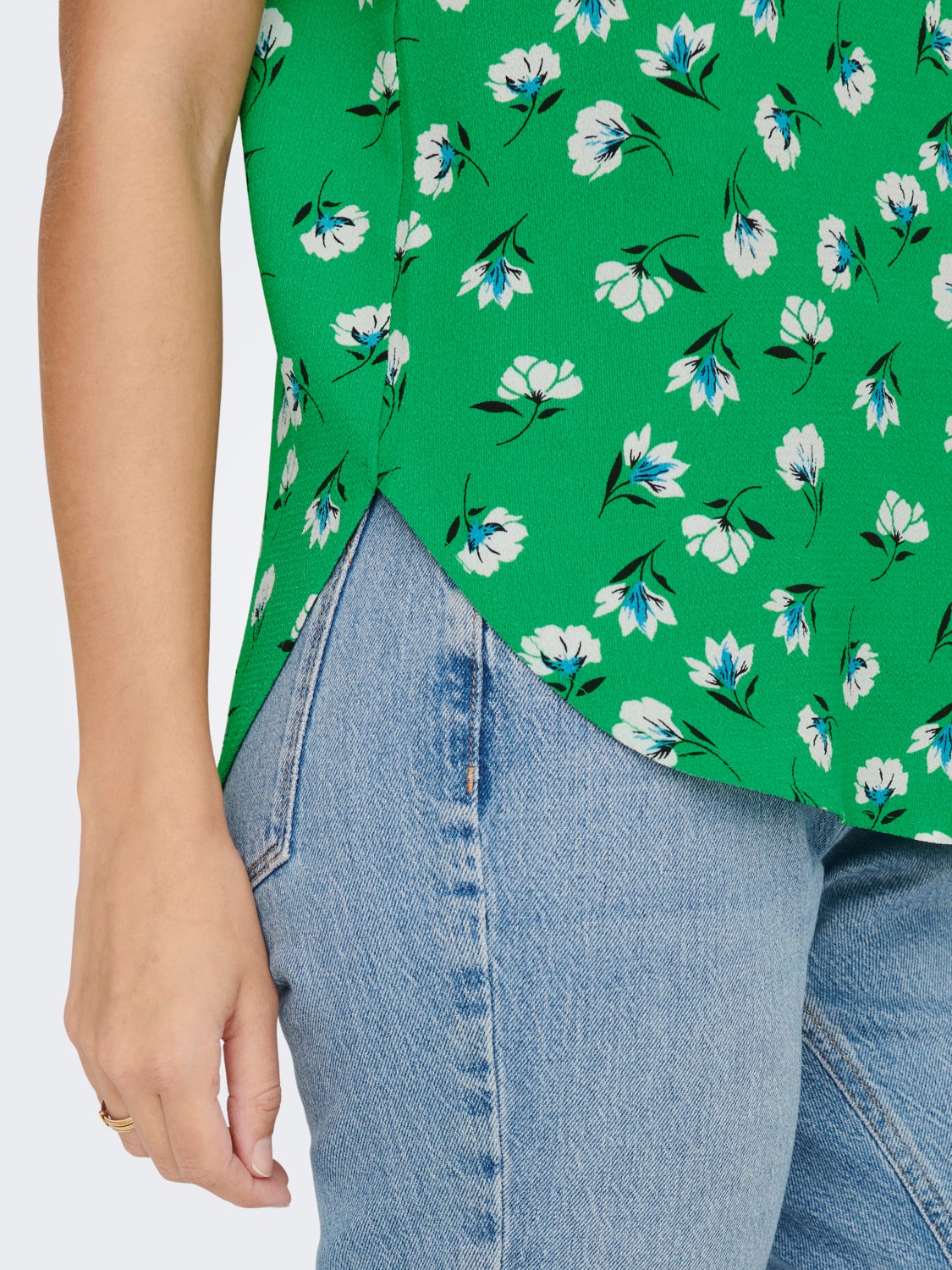 Printed Short Sleeved Top