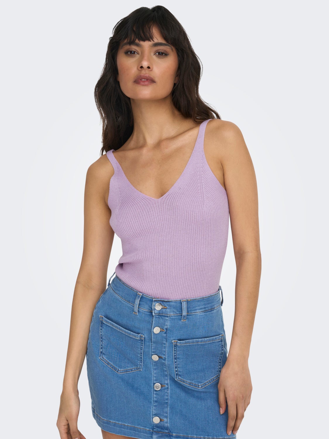 Sleeveless Knitted Top