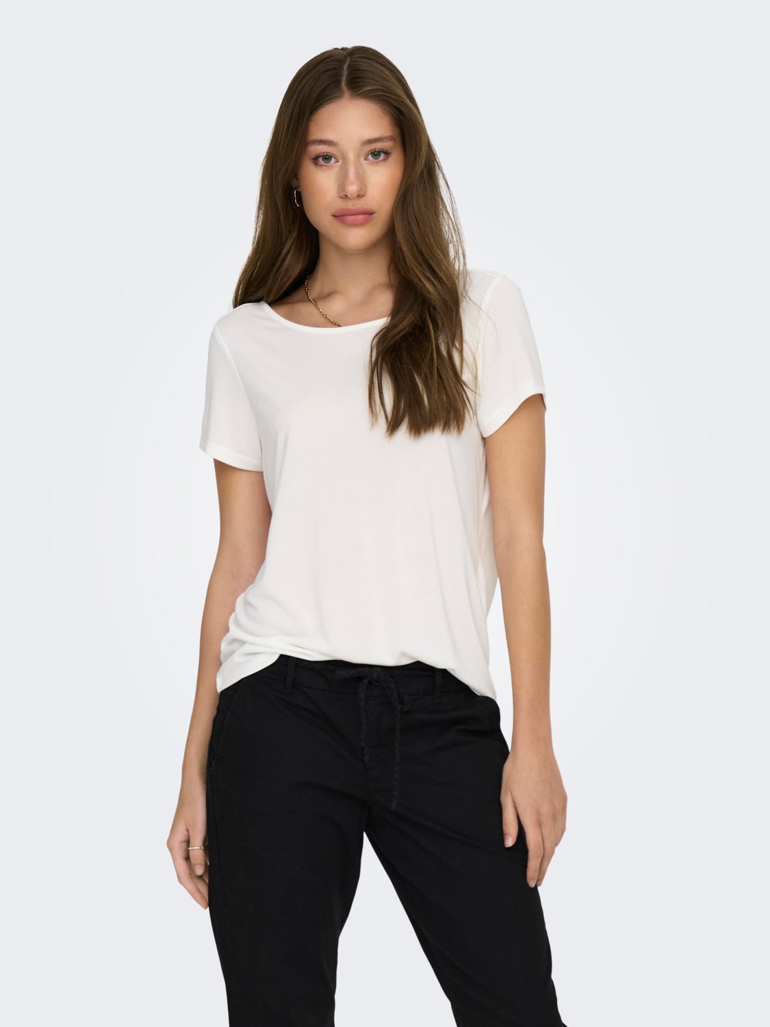 Regular Fit O-Neck Top