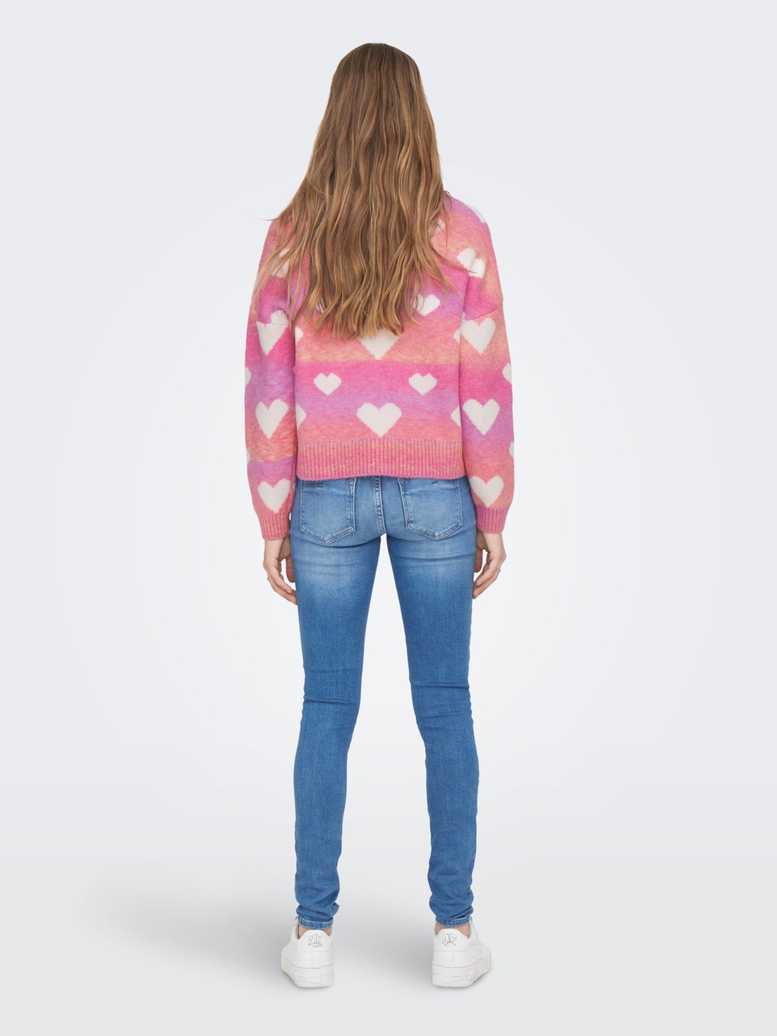 Heart Knitted Pullover