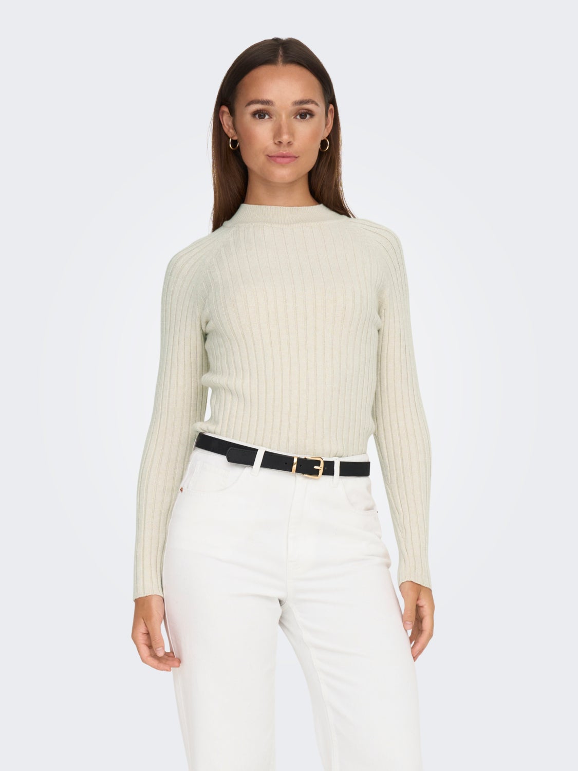 Rib knitted Pullover