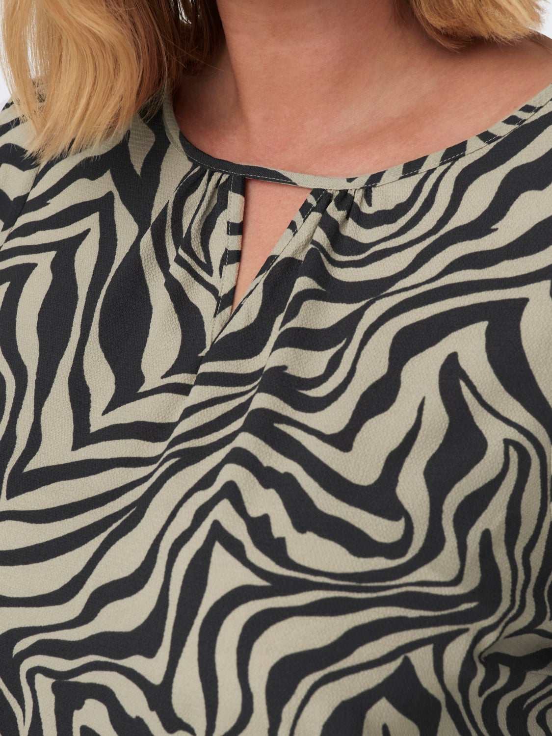 Curvy 7/8 long sleeve dress