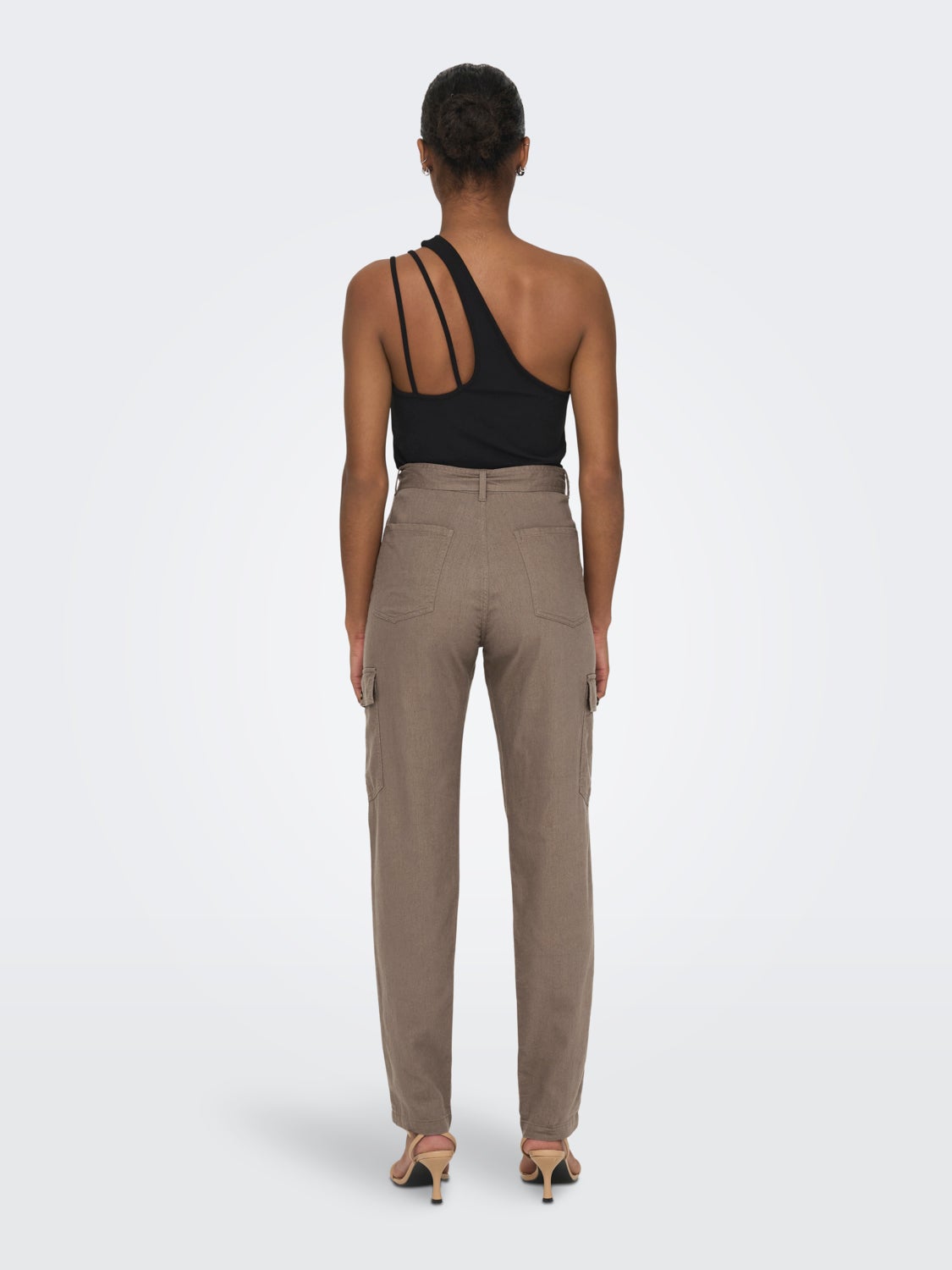 High waisted Cargo Pants With Belt