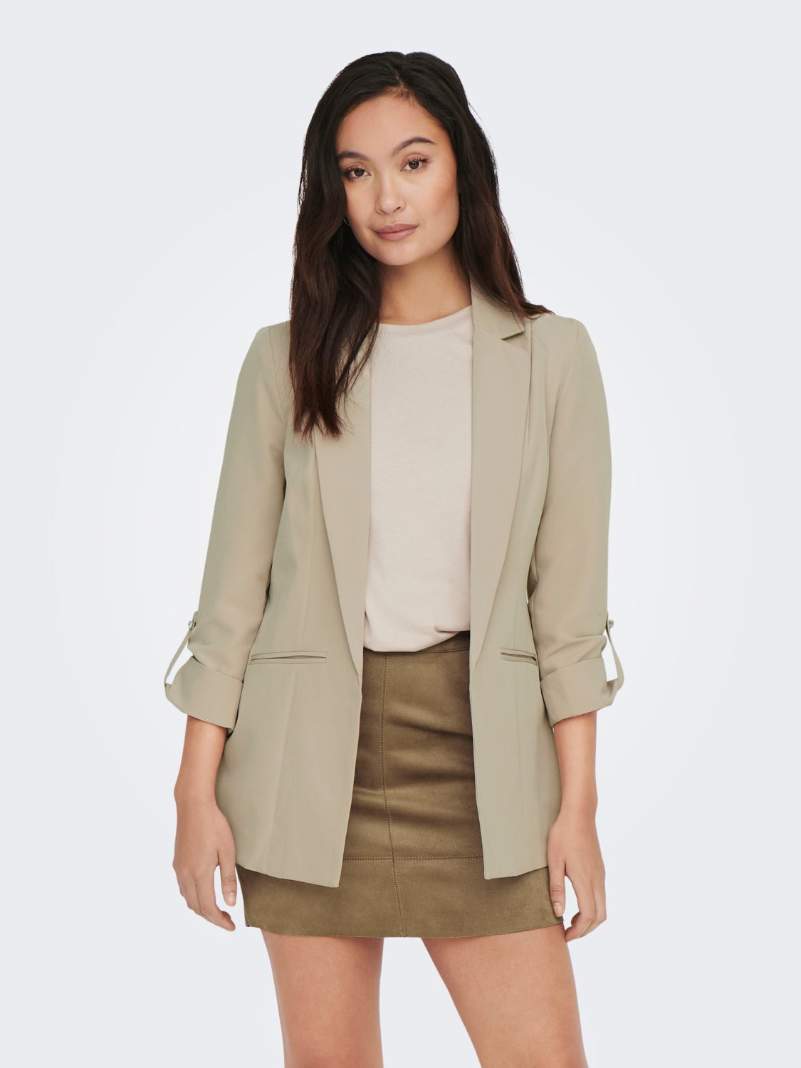 Long 3/4 sleeved blazer