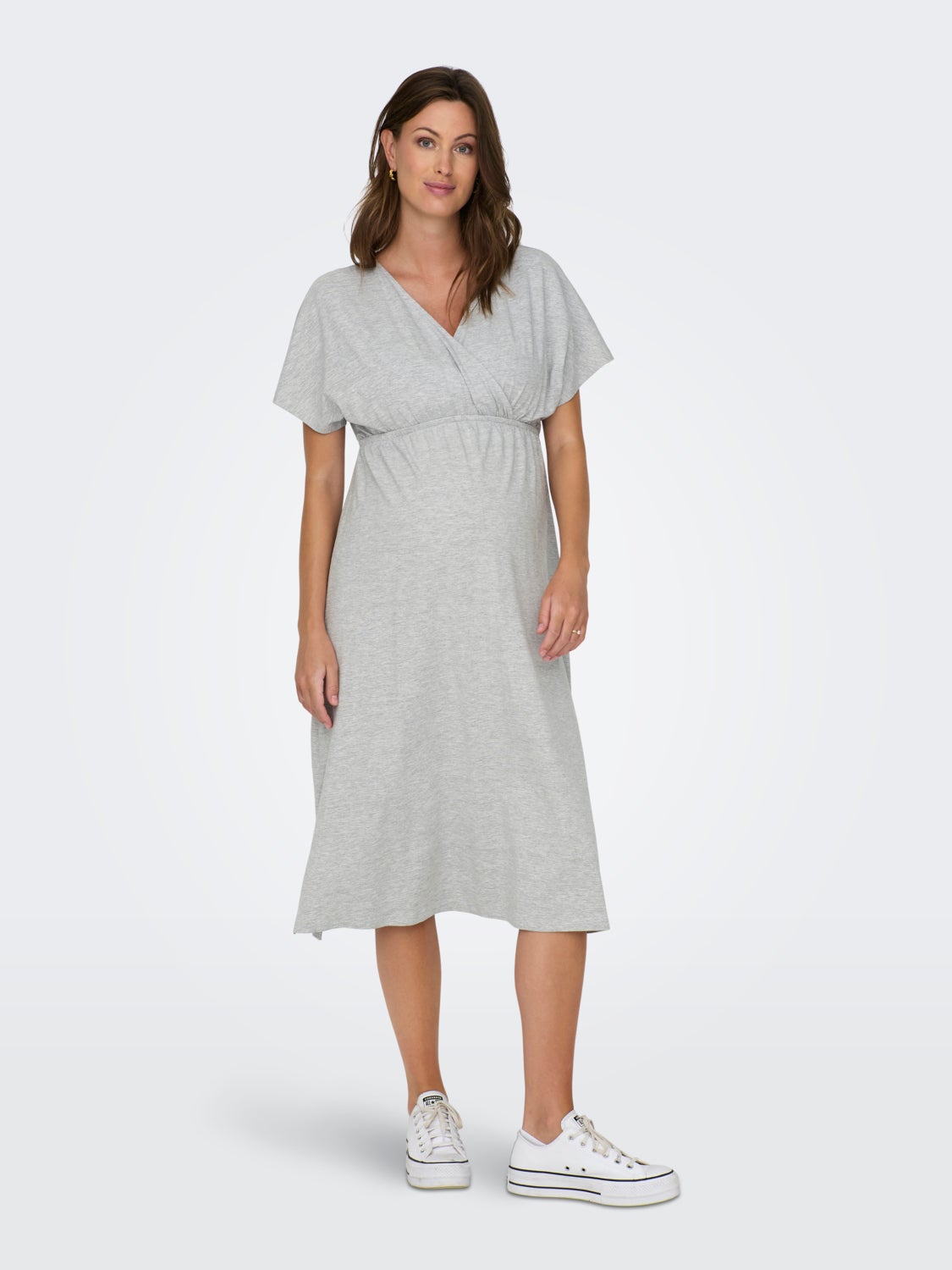 Mama midi wrap dress