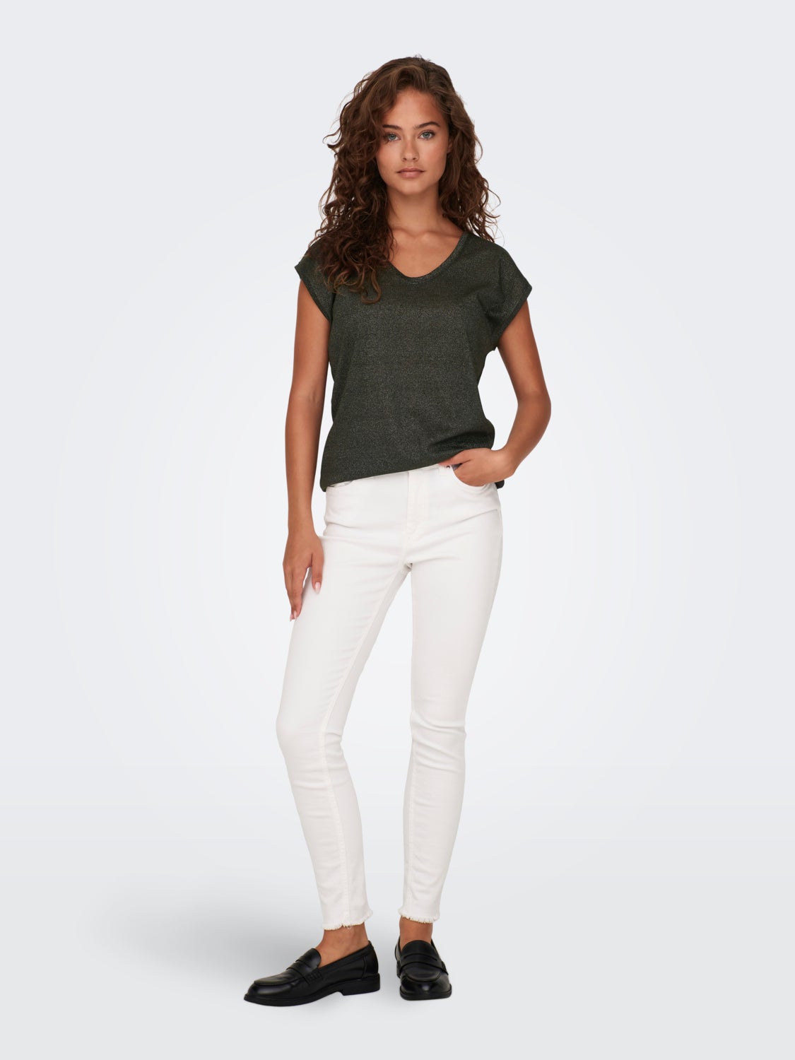 Loose Short Sleeved Top