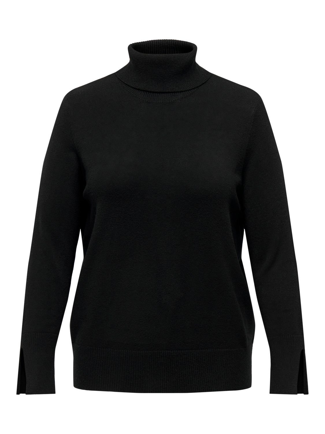 Curvy knit sweat with high neck