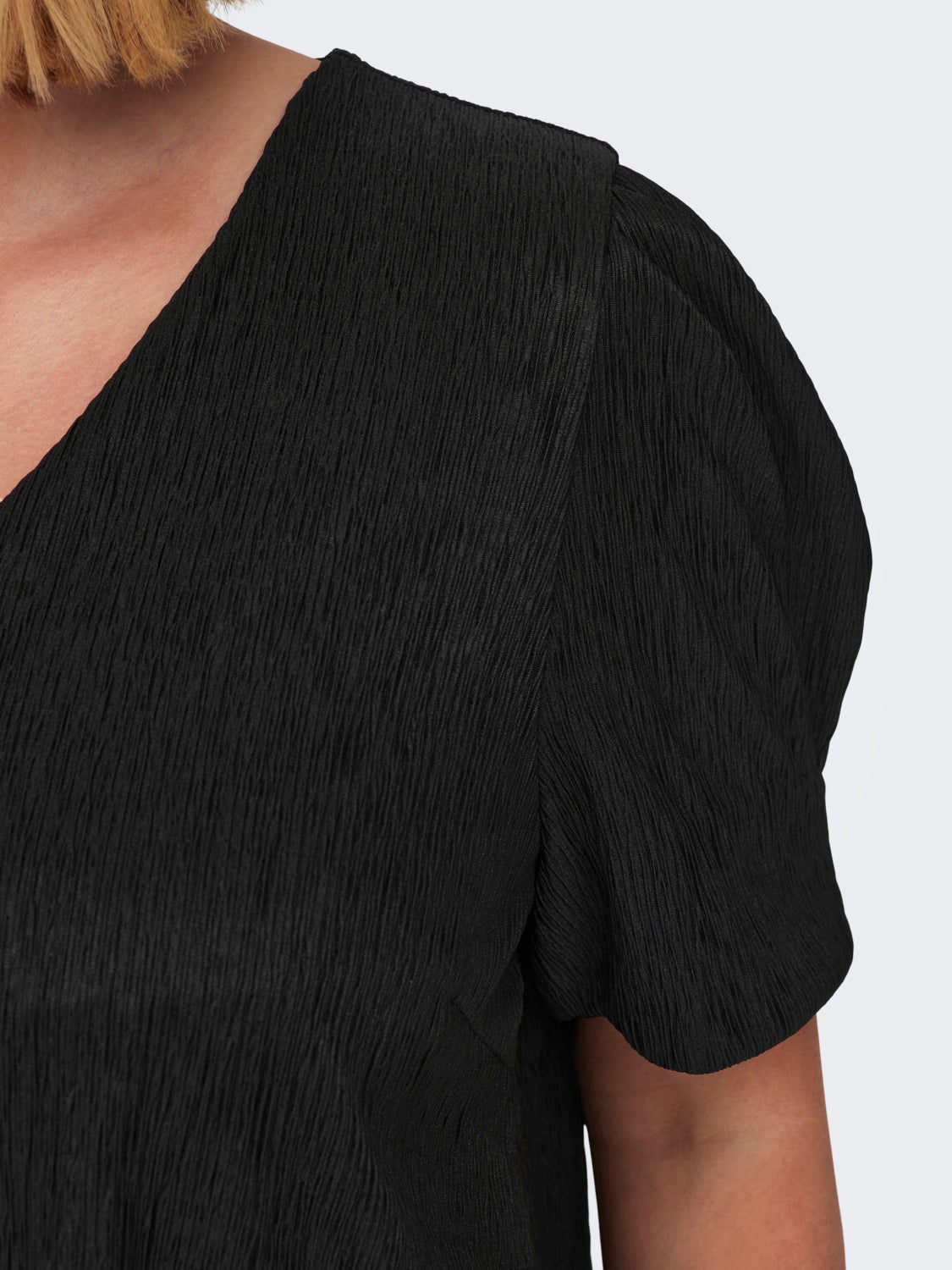 Curvy puff sleeve dress