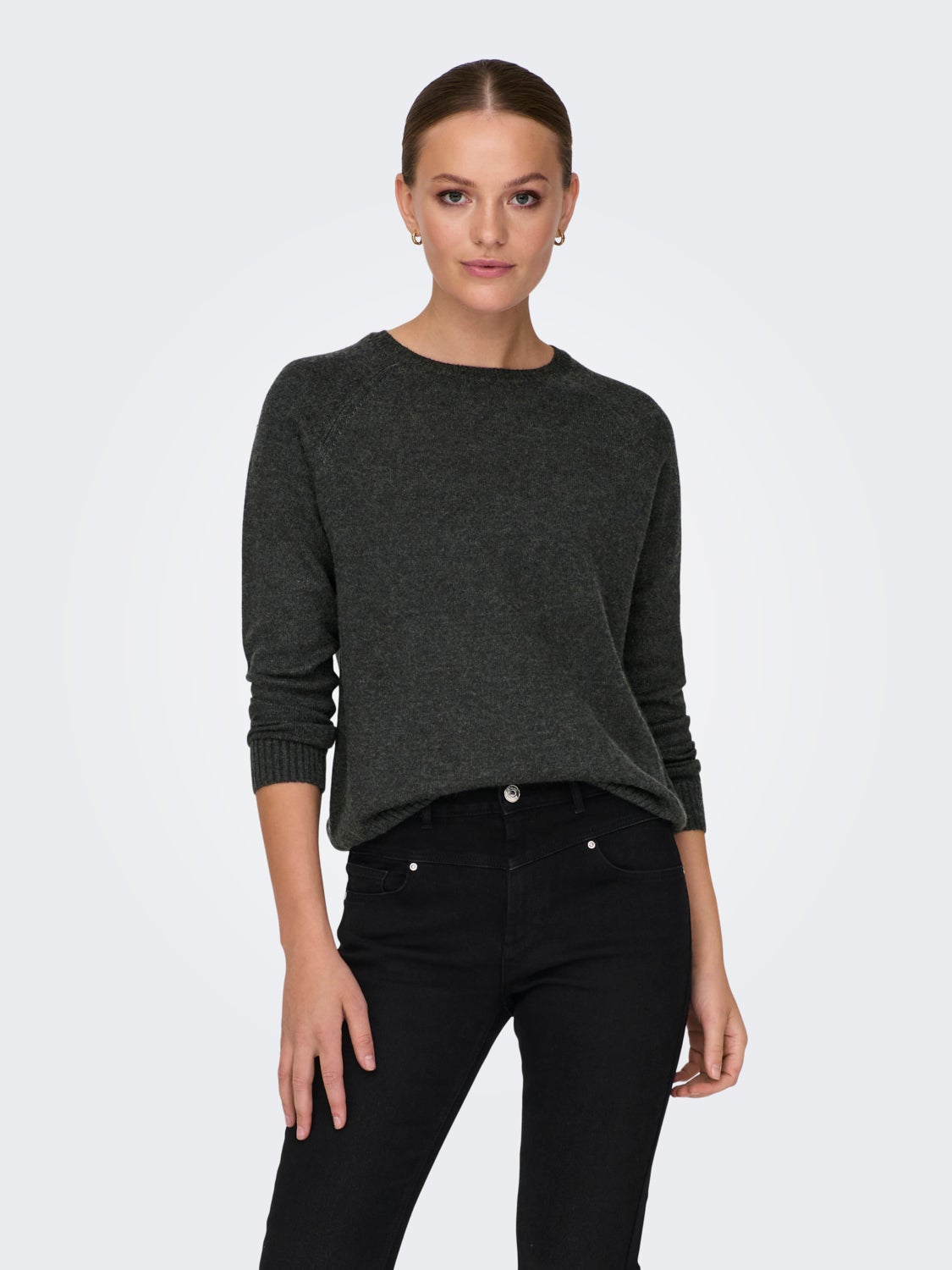 Solid colored Knitted Pullover