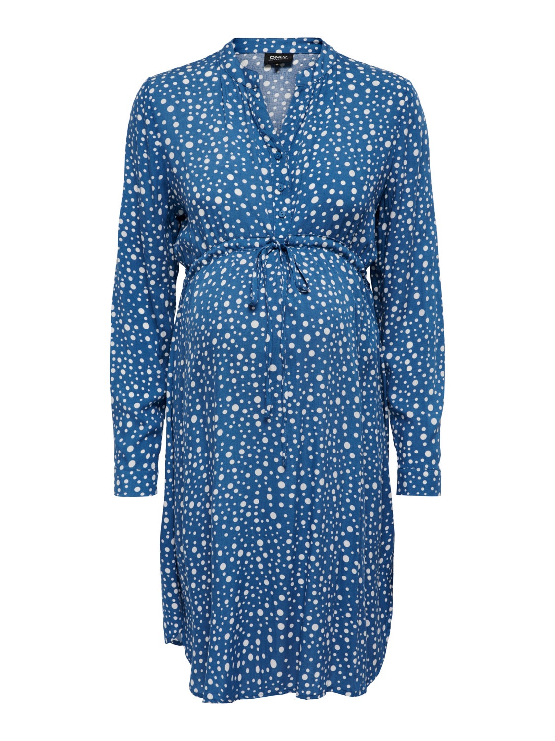 Mama long sleeved V-neck Dress